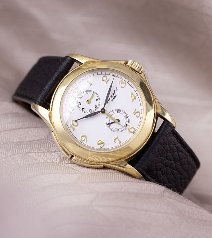 Patek Philippe Calatrava Travel Time 5134 Yellow Gold Breguet Numerals