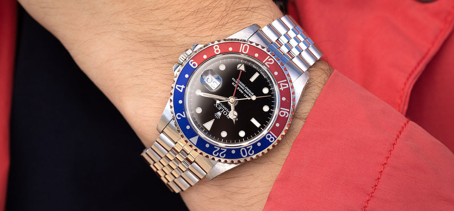 Rolex GMT-Master 16700 Tritium Dial Faded Pepsi Bezel