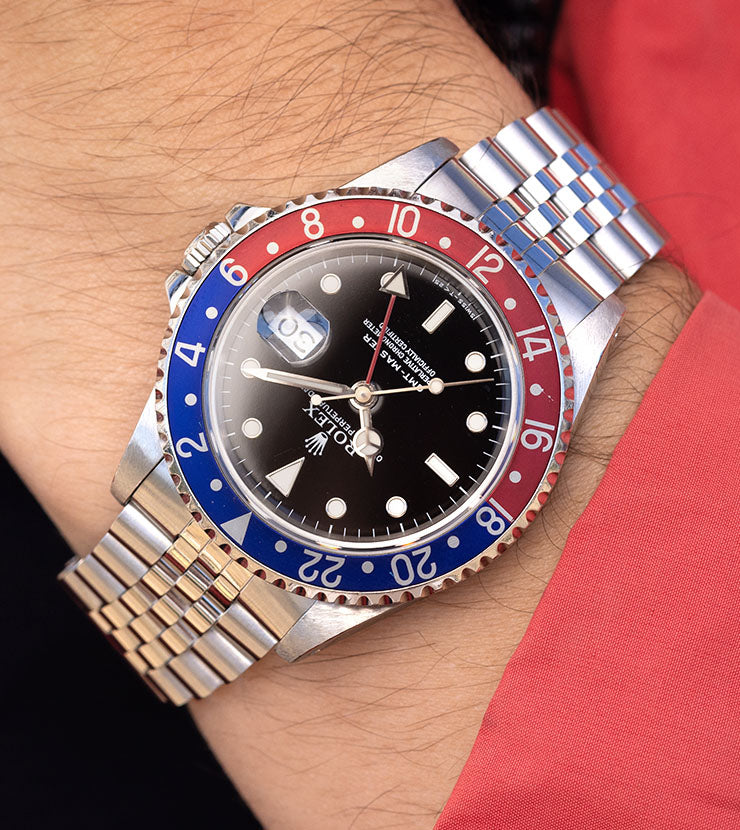 Rolex GMT-Master 16700 Tritium Dial Faded Pepsi Bezel