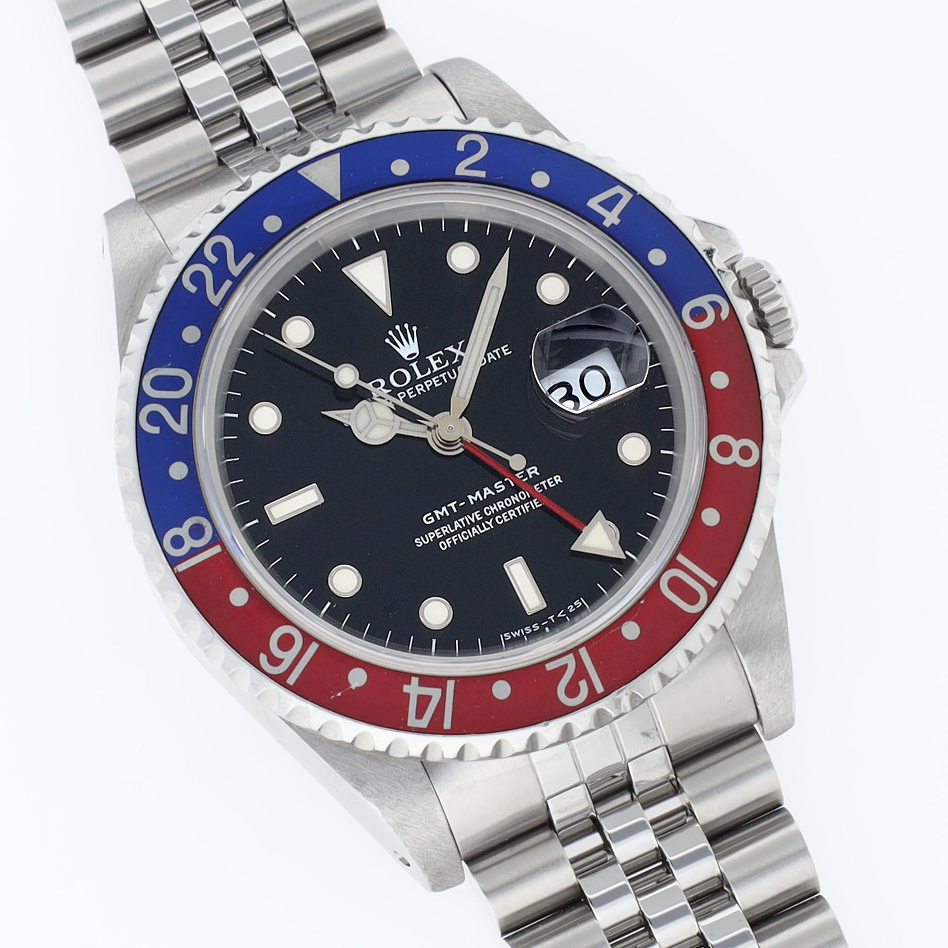 Rolex GMT-Master 16700 Tritium Dial Faded Pepsi Bezel