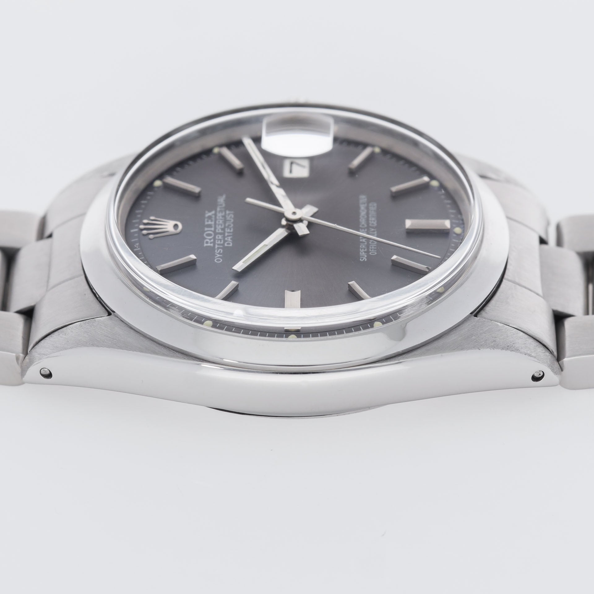 Rolex Datejust ref 1600 Grey Sigma Dial with Punched Papers