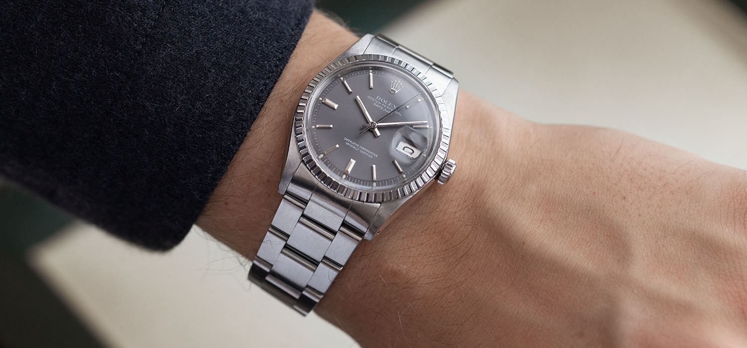 Rolex Datejust 1603 Grey Soleil Sigma Dial