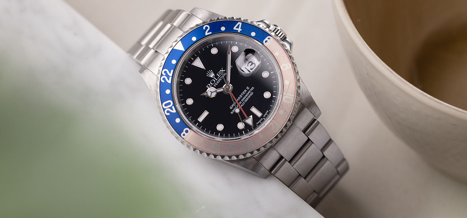 Rolex GMT-Master 2 16710 Faded Pepsi Bezel ‘Swiss Made’ Dial