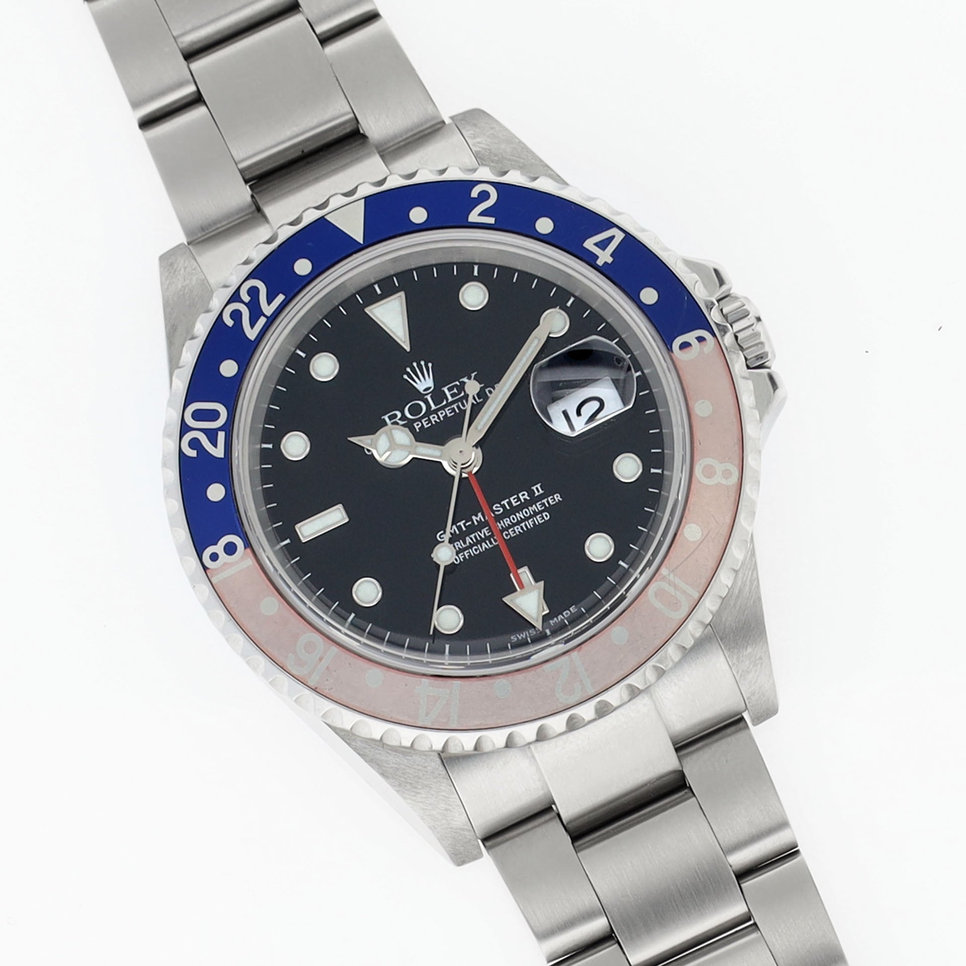 Rolex GMT-Master 2 16710 Faded Pepsi Bezel ‘Swiss Made’ Dial