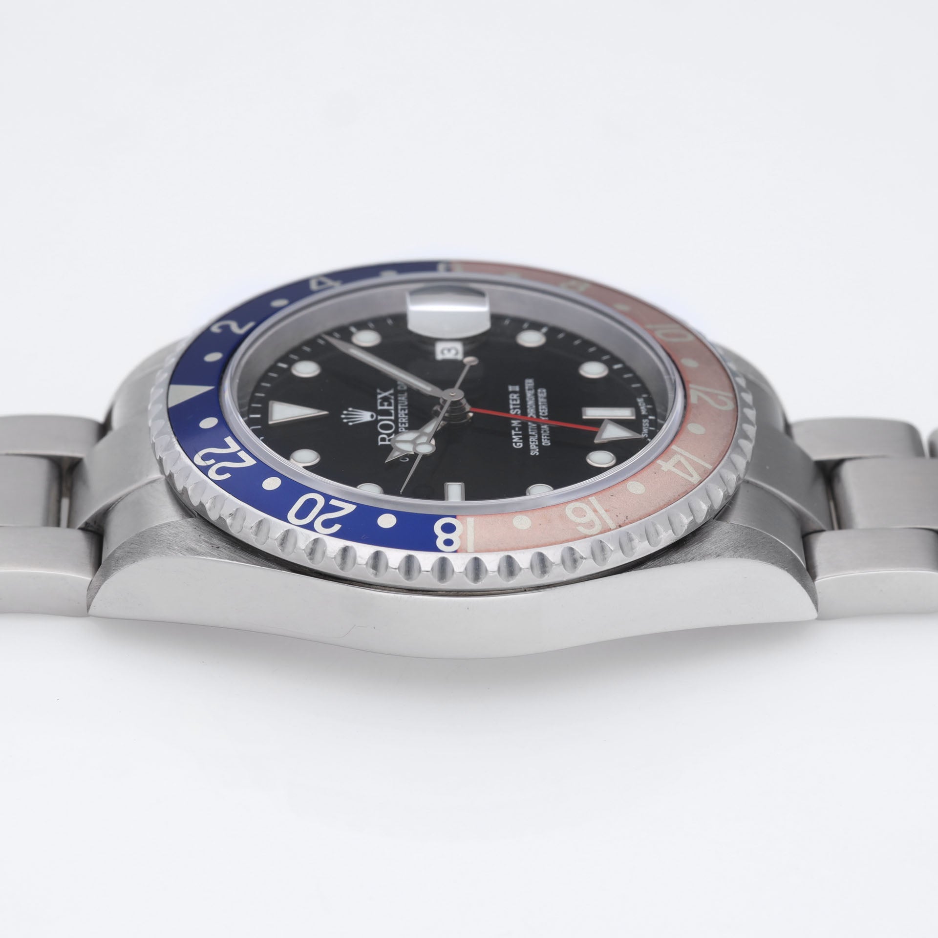 Rolex GMT-Master 2 16710 Faded Pepsi Bezel ‘Swiss Made’ Dial