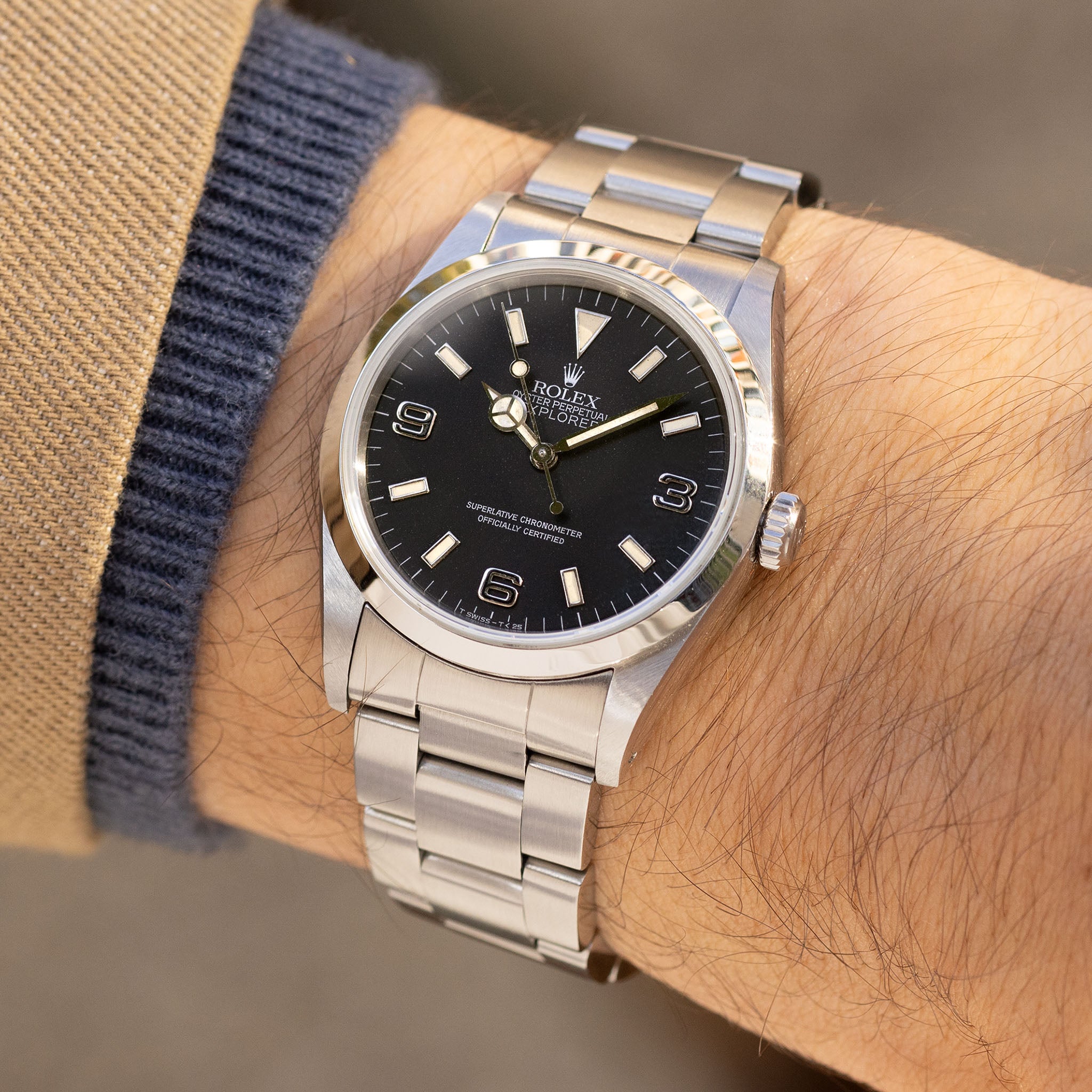 Rolex Explorer 14270 "Blackout Dial" Silver Print