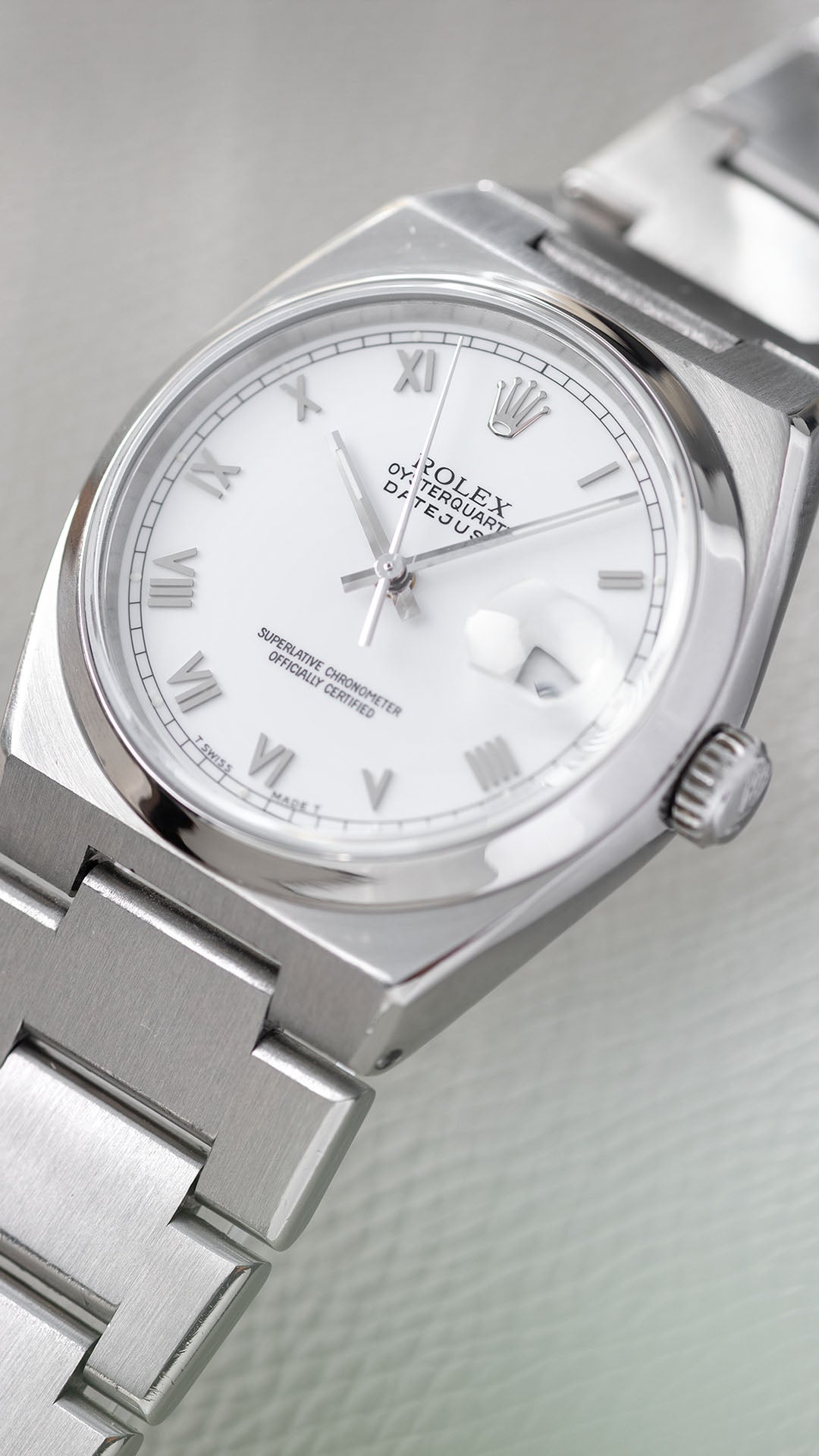 Rolex Oysterquartz Datejust 17000 White Dial