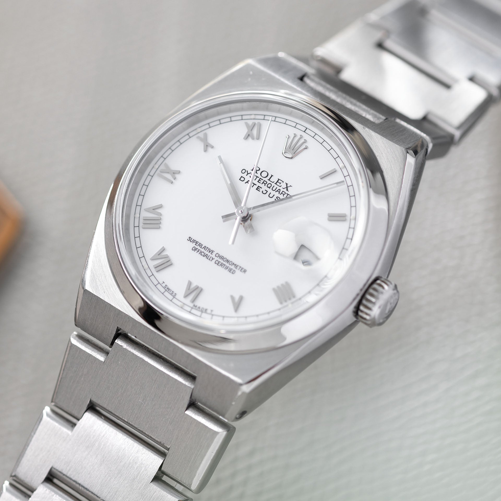 Rolex Oysterquartz Datejust 17000 White Dial