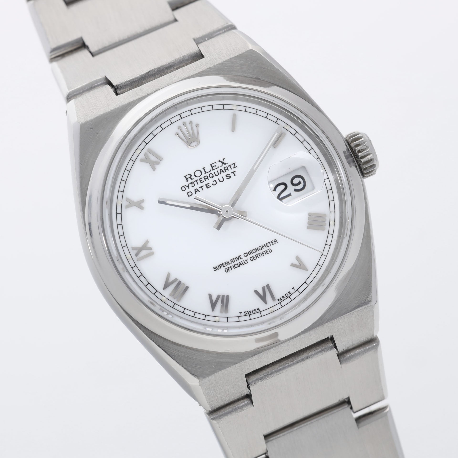 Rolex Oysterquartz Datejust 17000 White Dial