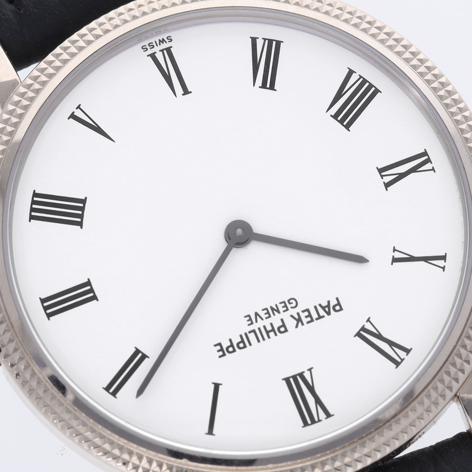 Patek Philippe Calatrava 5120G 18k White Gold Clous de Paris Bezel