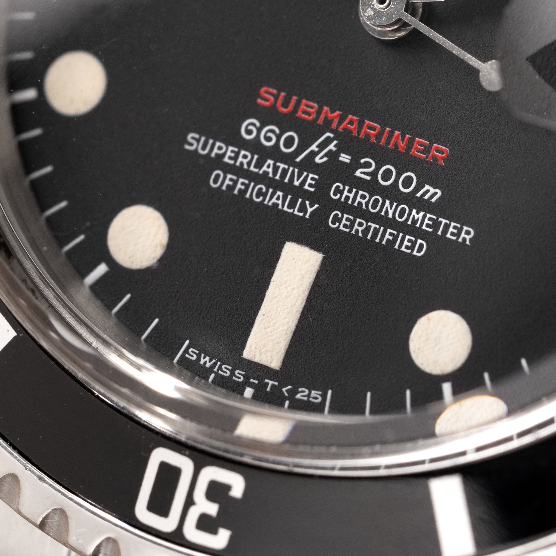 Rolex Submariner Date 1680 ‘Red Sub’ Mk4 Dial