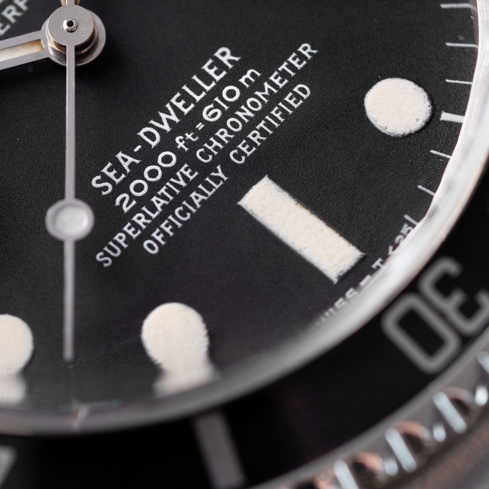 Rolex Seadweller 1665 Mk 1 ‘Great White’ Dial