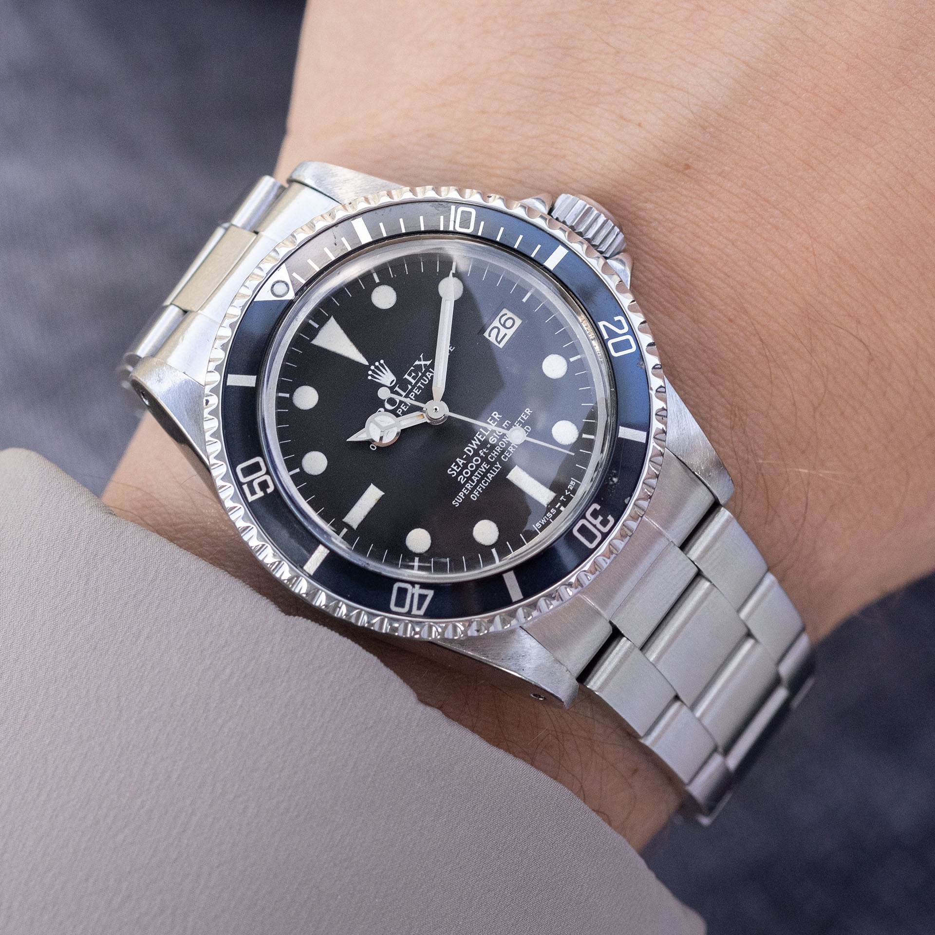 Rolex Seadweller 1665 Mk 1 ‘Great White’ Dial