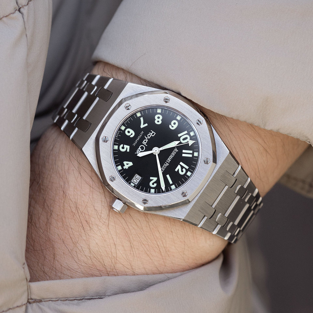 Audemars Piguet Royal-Oak 14790ST Military Dial 