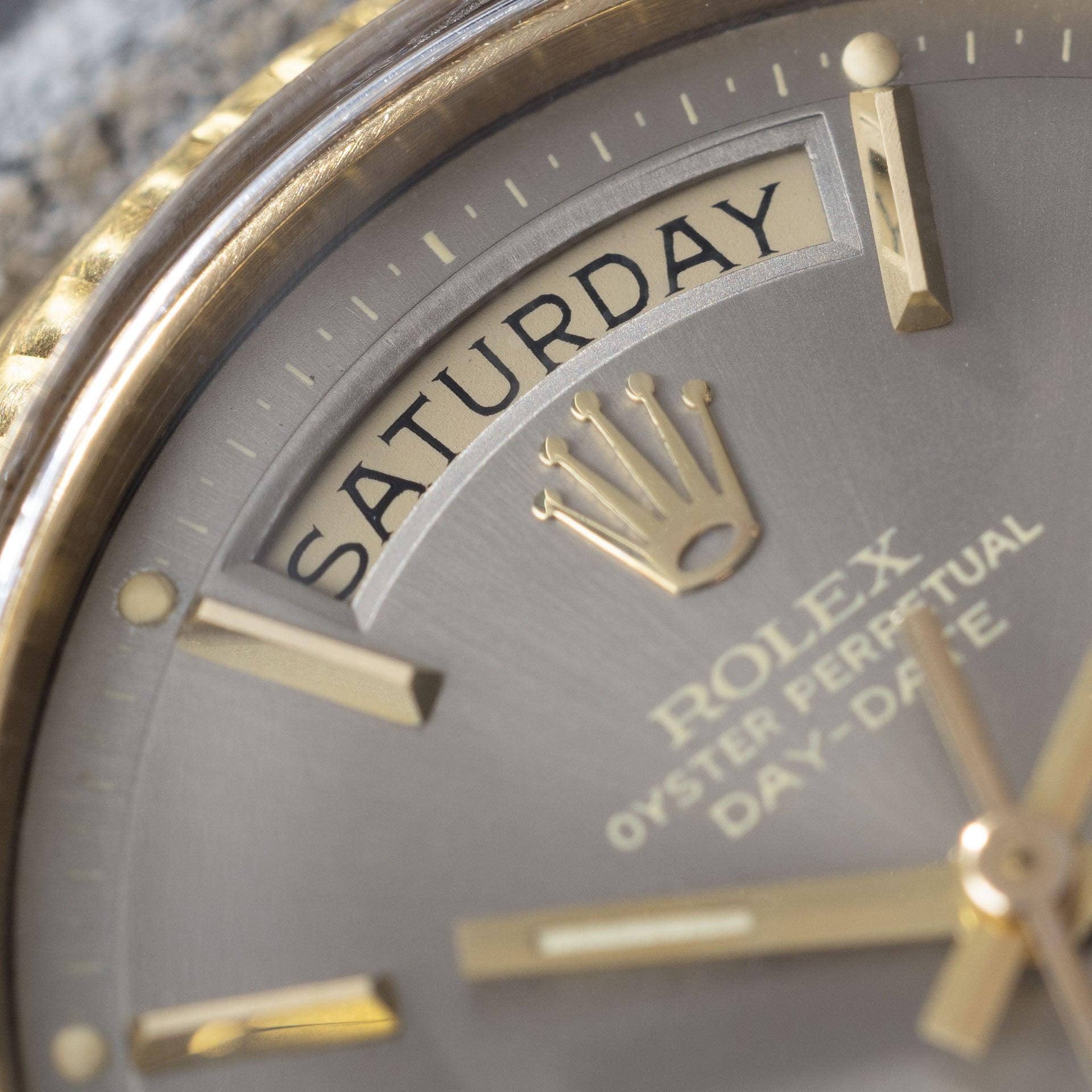 Rolex Day Date 1803 Yellow Gold Grey Sigma Dial