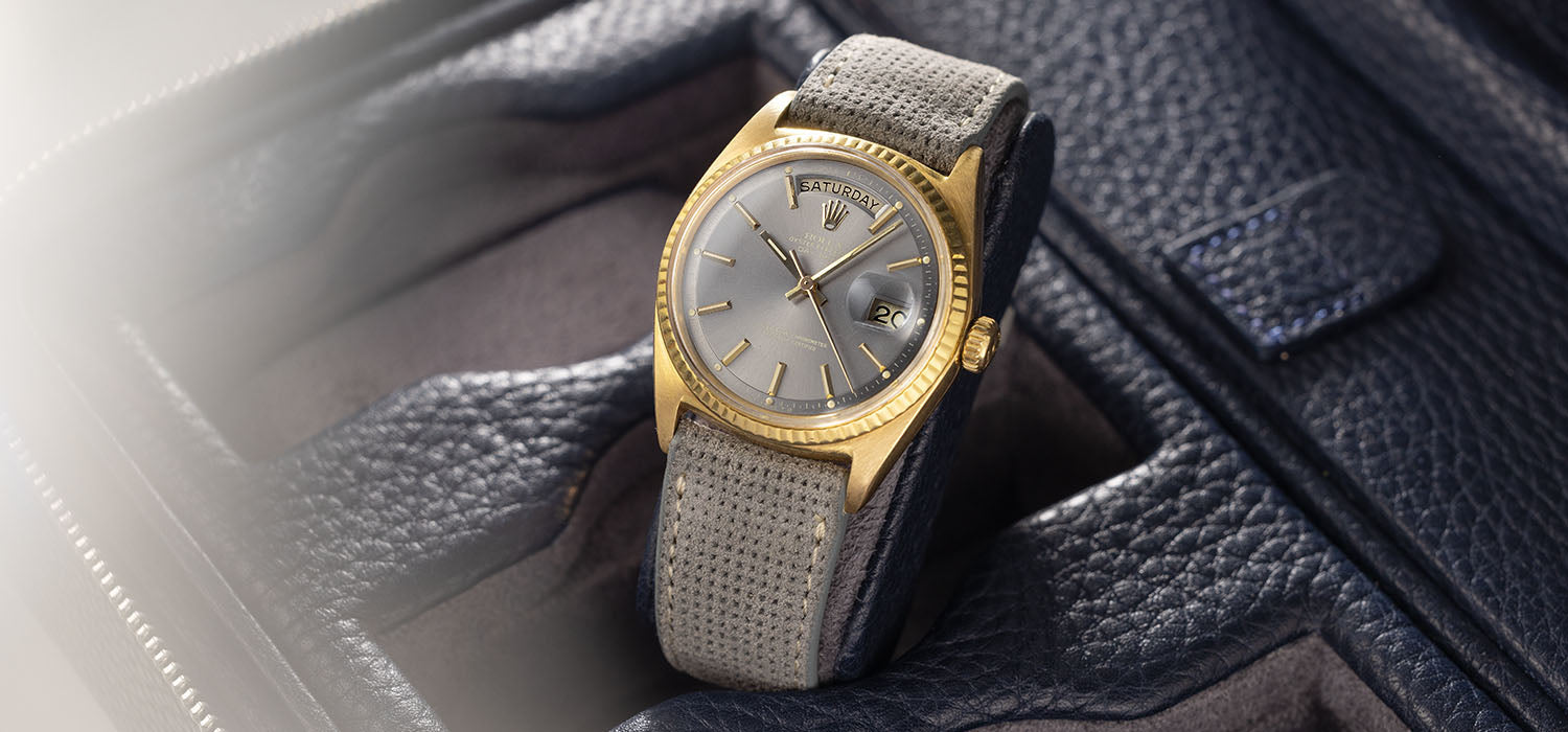 Rolex Day Date 1803 Yellow Gold Grey Sigma Dial