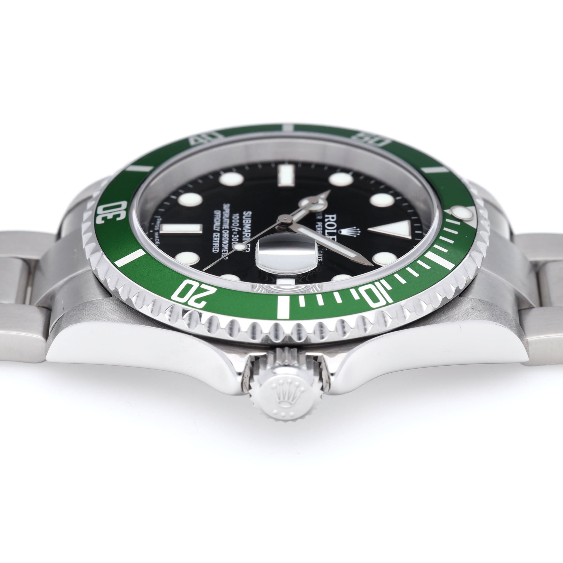 Rolex Submariner Date 16610LV 50th Anniversary Green Bezel