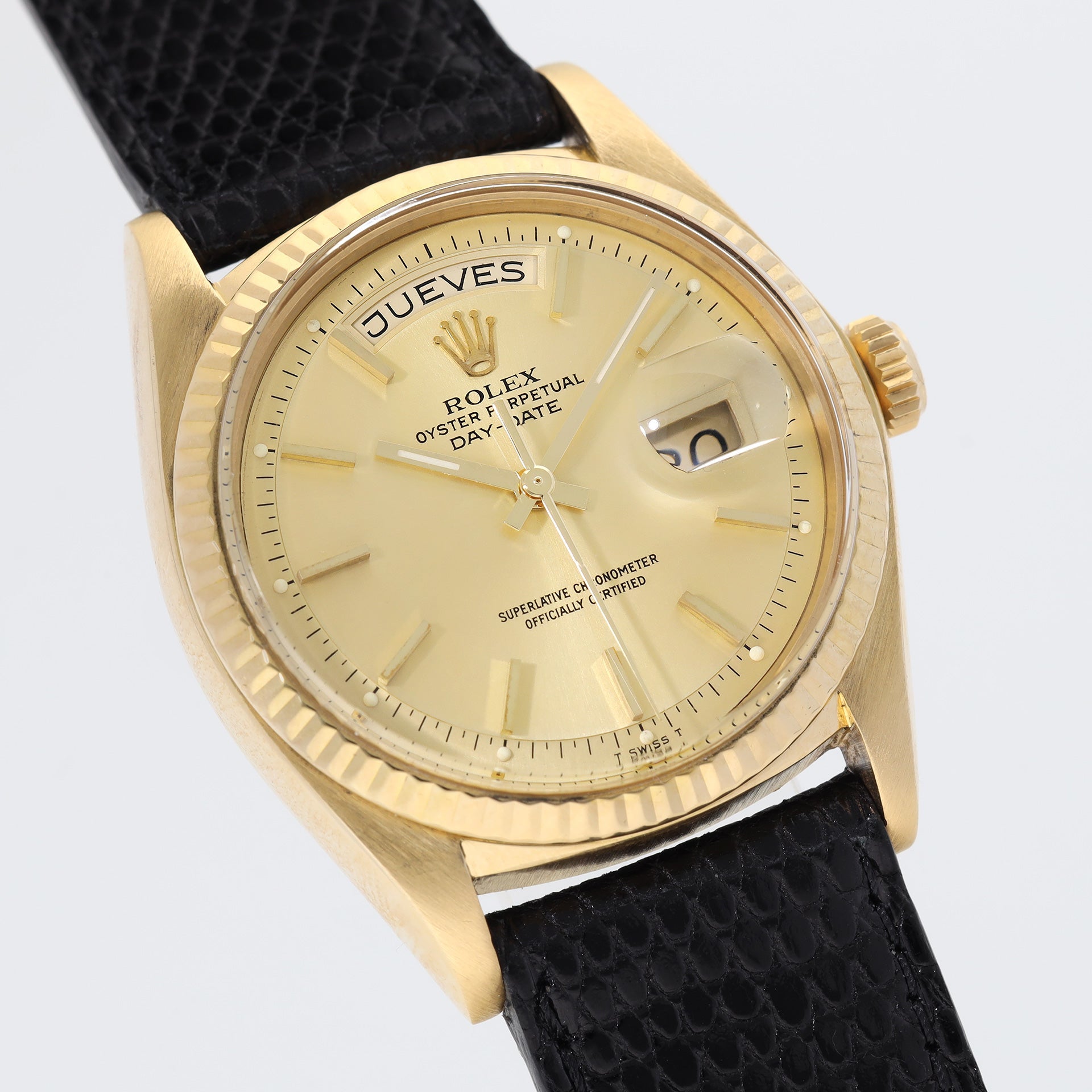 Rolex Day-Date 1803 Yellow Gold Champagne Pie-Pan Dial