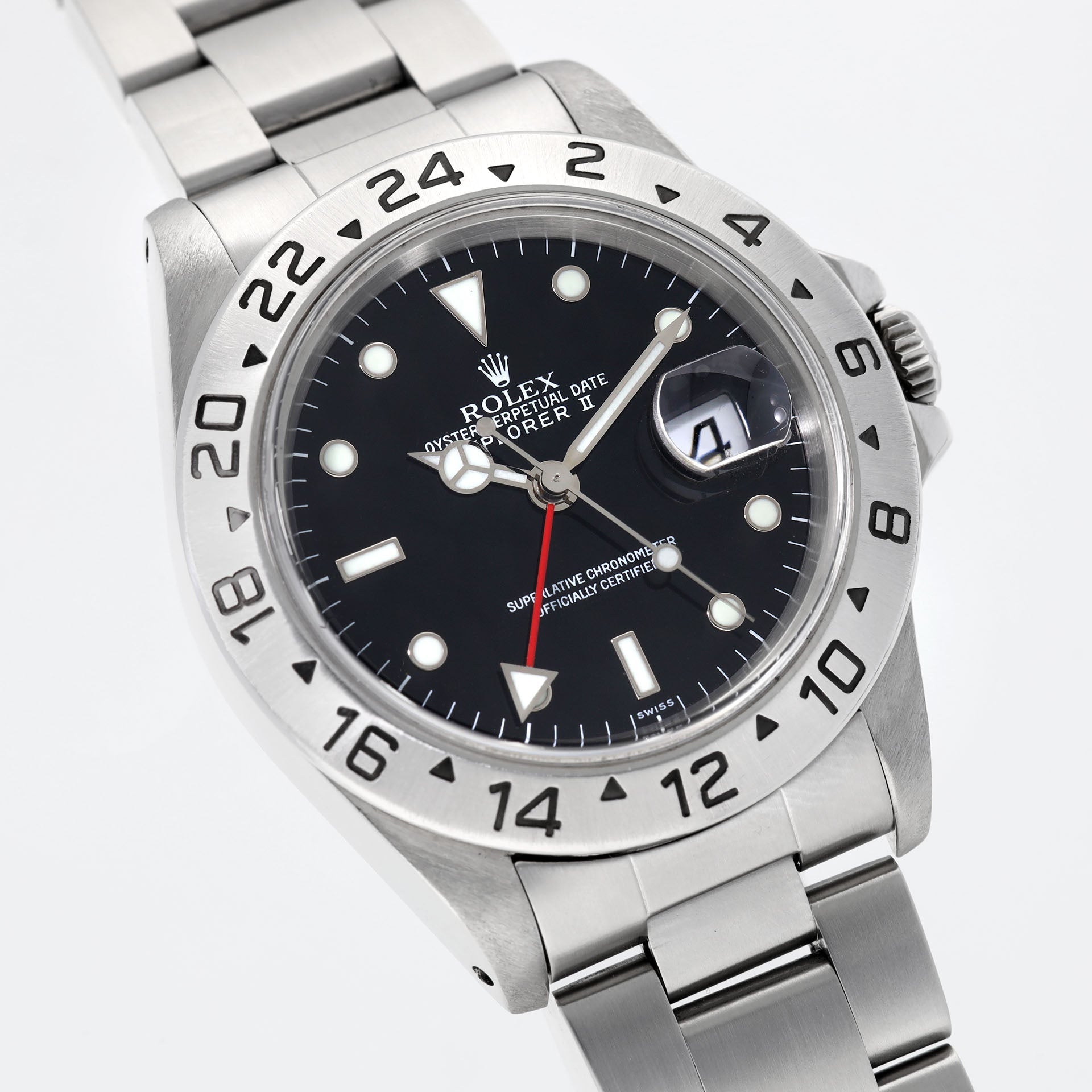 Rolex Explorer 2 16570 Black Swiss-Only Dial