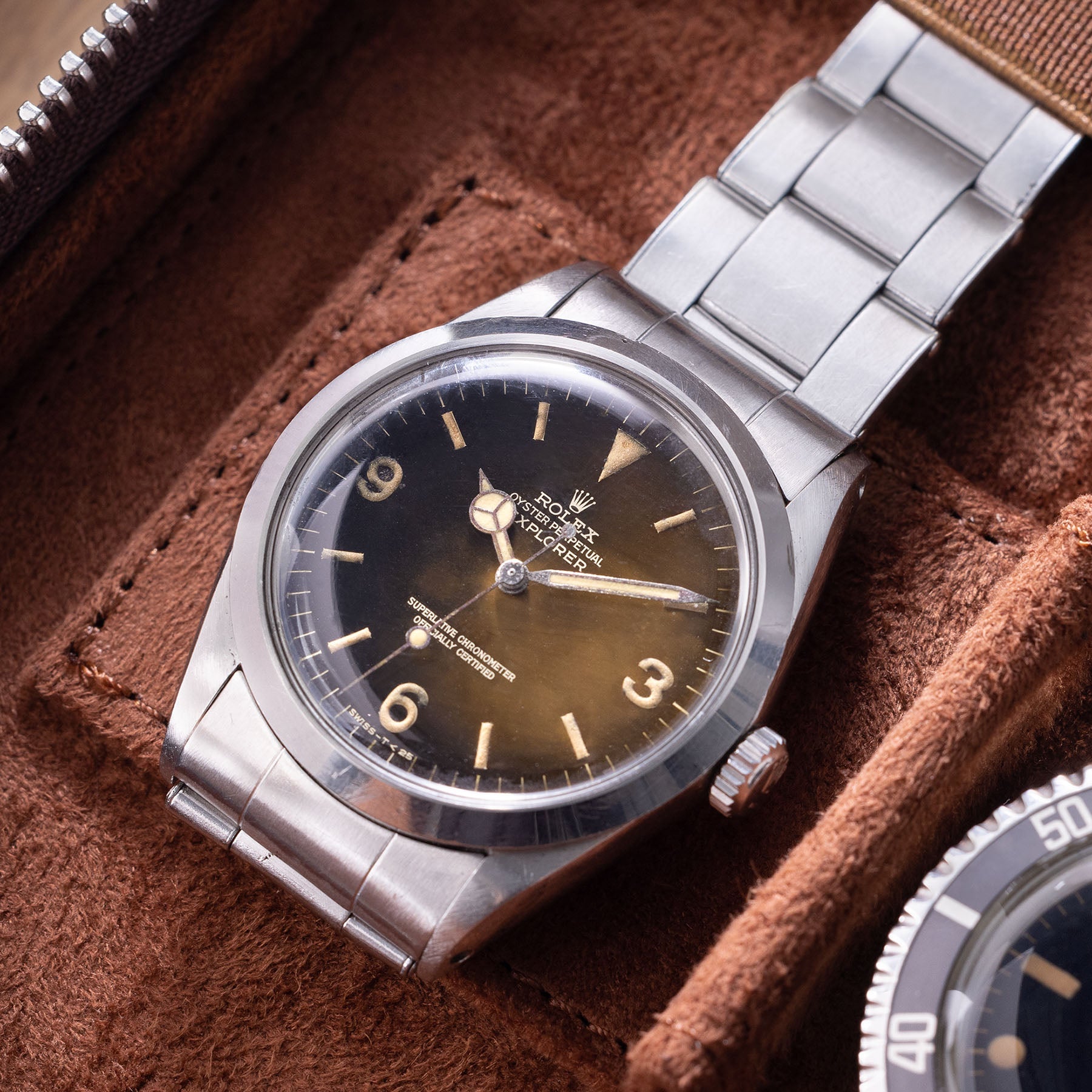 Rolex Explorer 1016 Gilt Chocolate Orange Tropical Dial