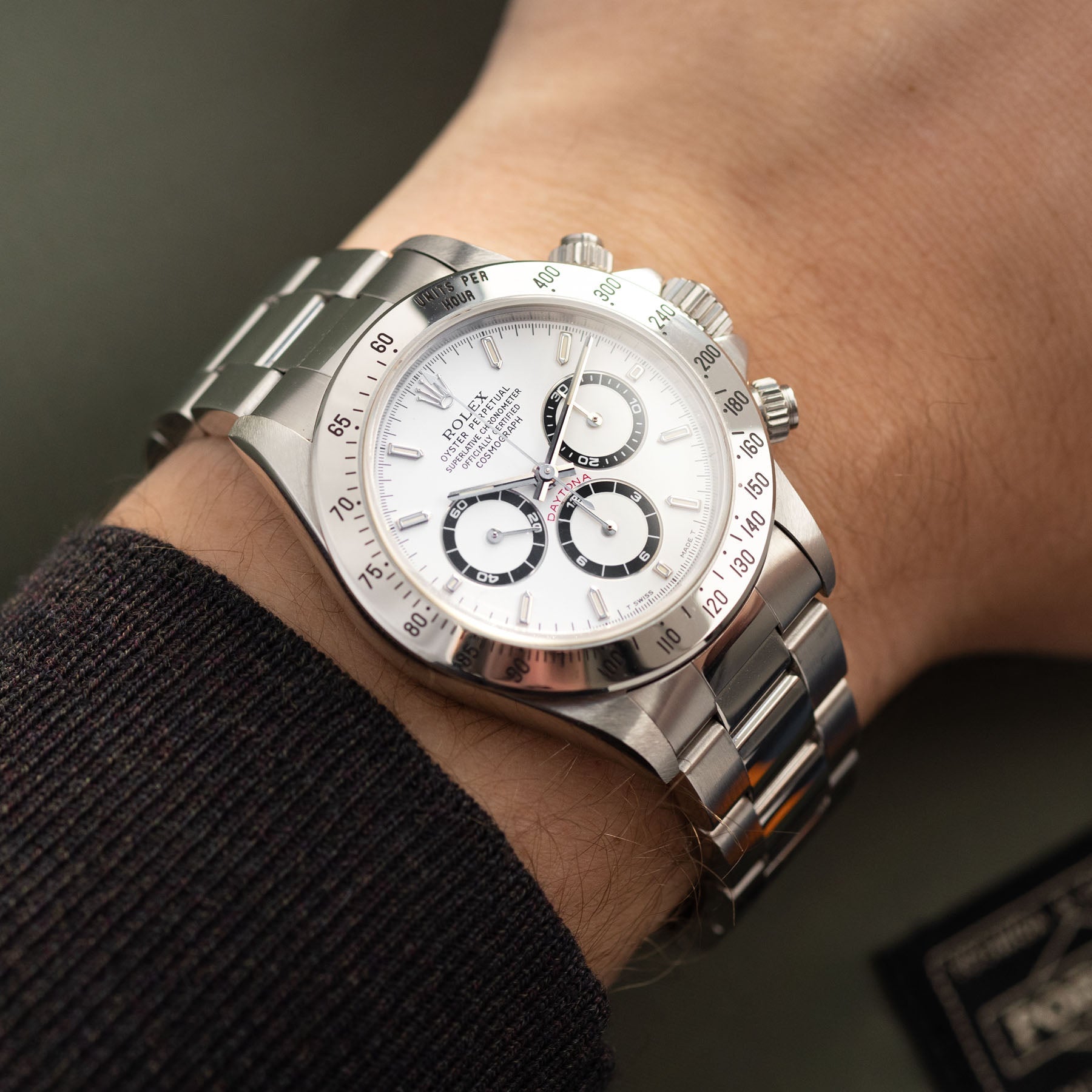 Rolex Daytona 16520 Steel White Mk6 Dial