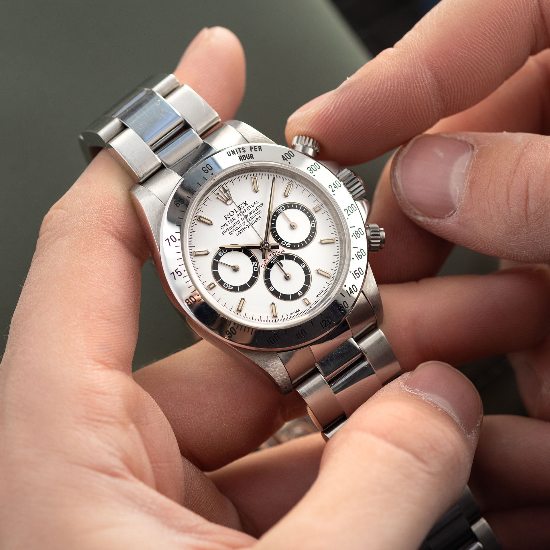 Rolex Daytona 16520 Steel White Mk6 Dial