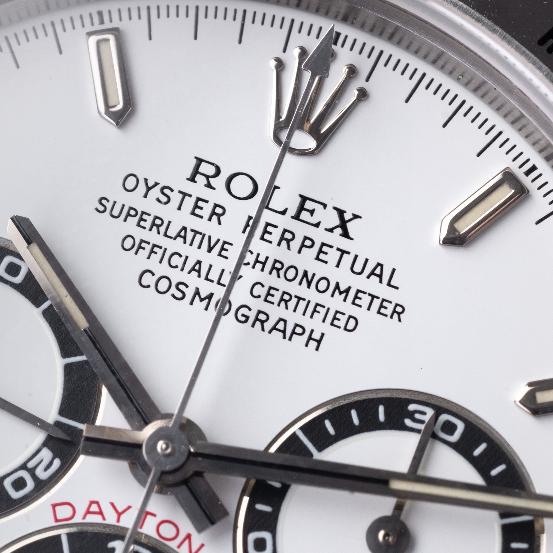 Rolex Daytona 16520 Steel White Mk6 Dial