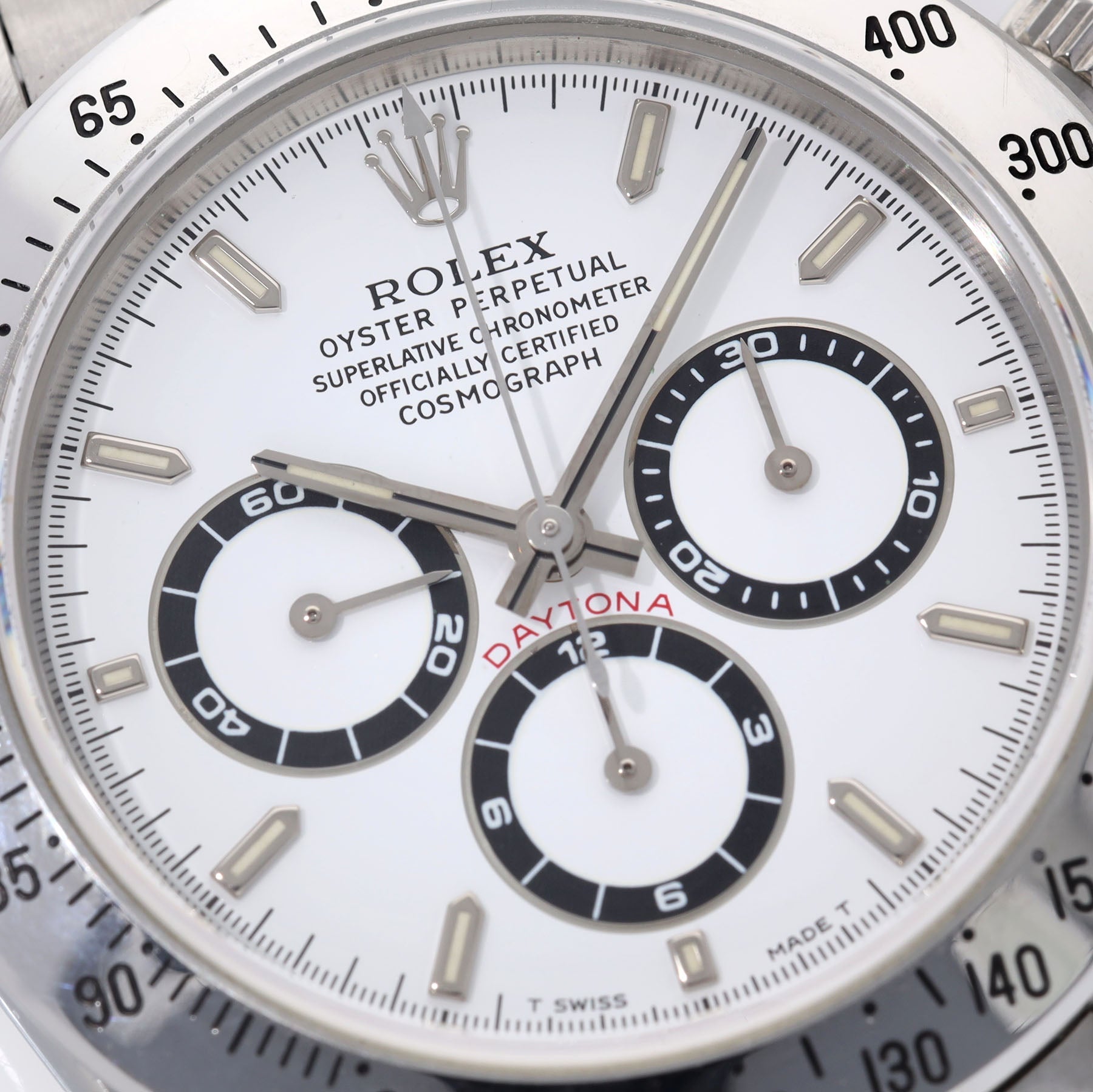 Rolex Daytona 16520 Steel White Mk6 Dial