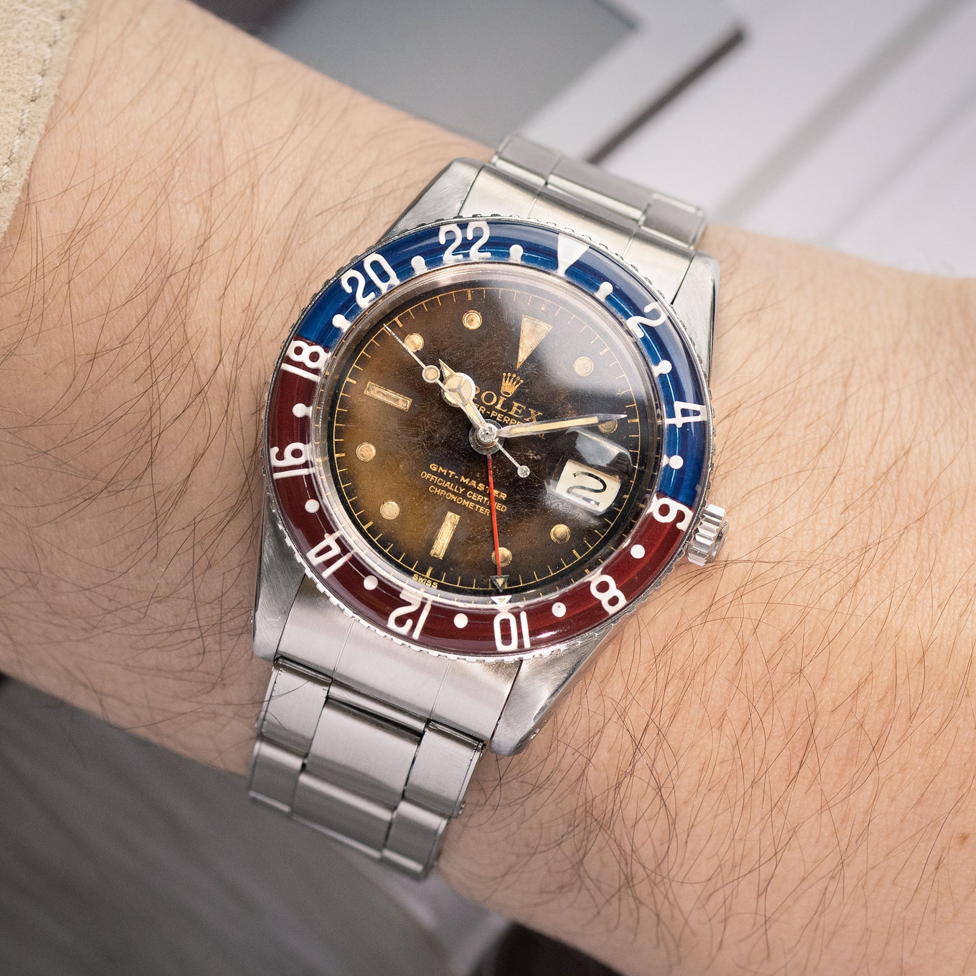 Rolex GMT-Master 6542 Tropical Dial