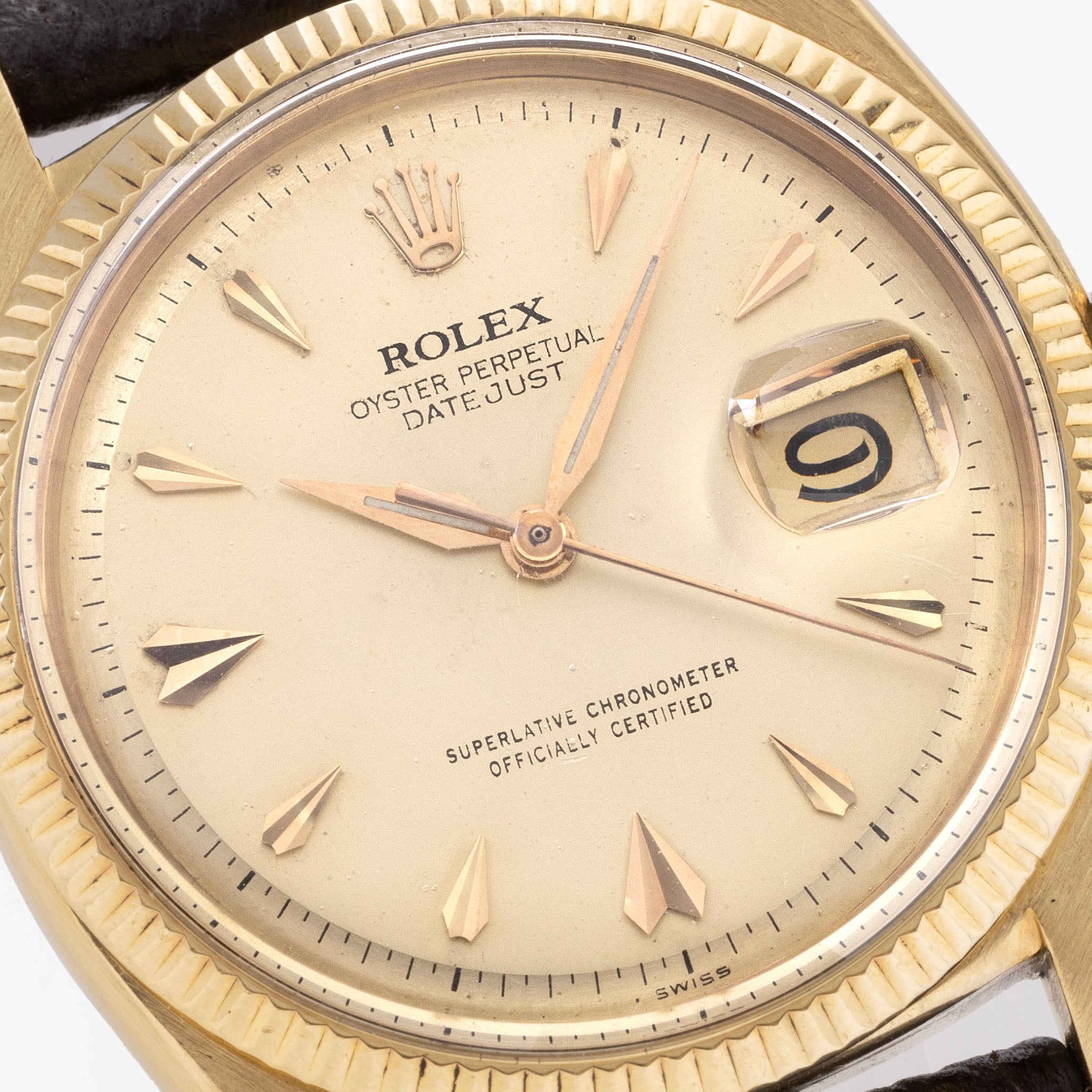 Rolex Datejust Yellow Gold Reference 6605