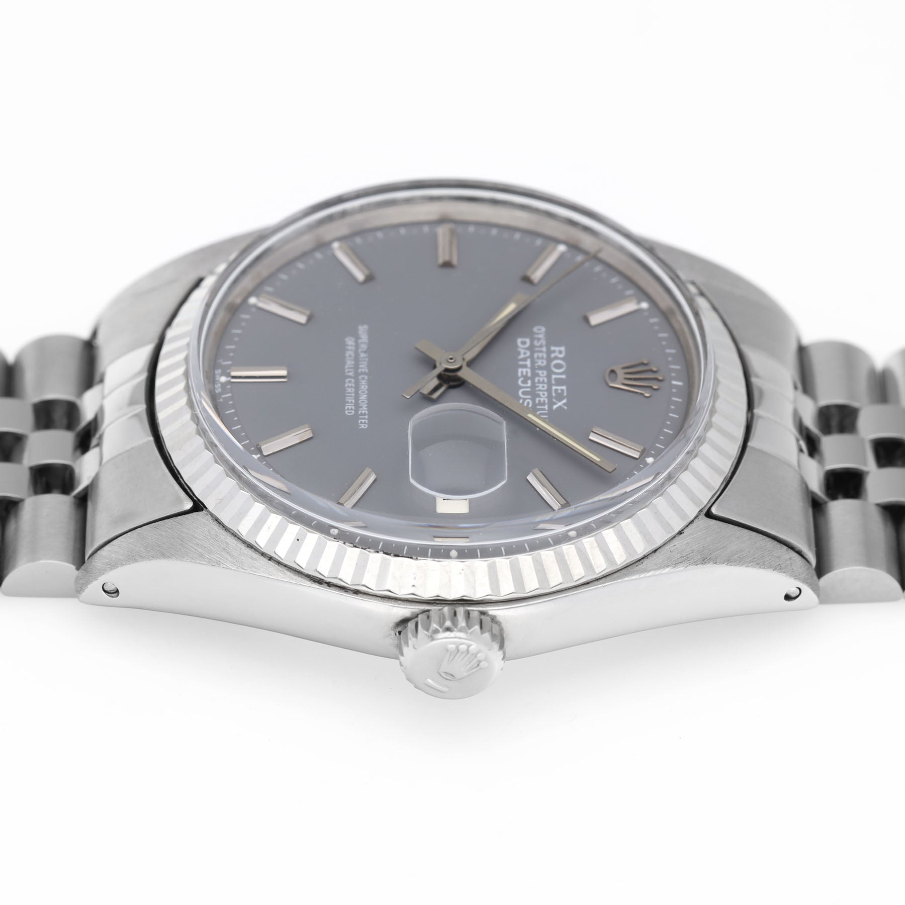 Rolex Datejust Slate Grey Dial Ref 1601