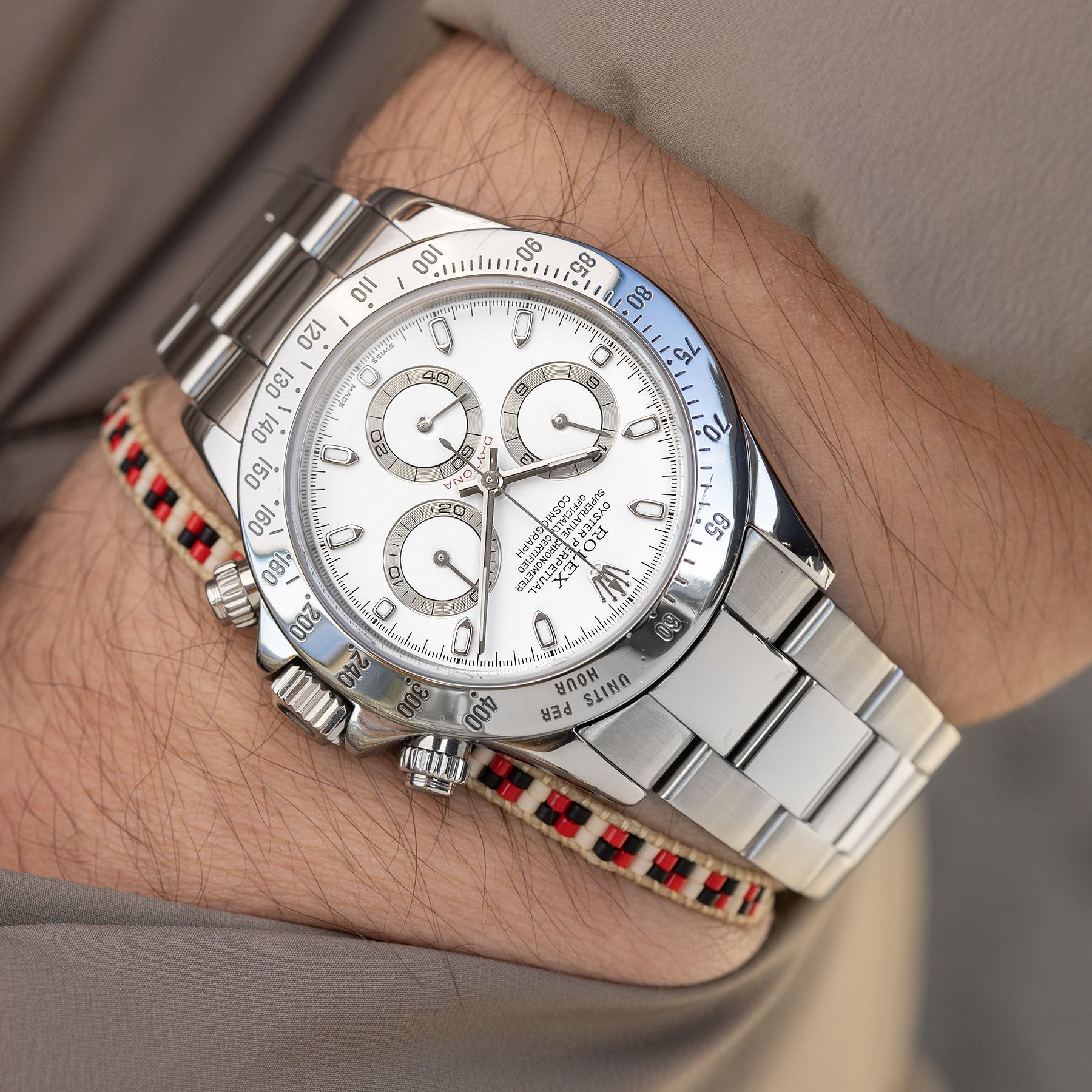 Rolex Daytona White Dial Ref 116520