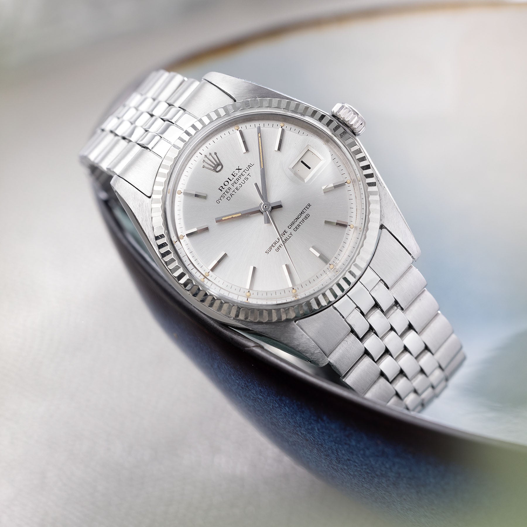 Rolex Datejust Silver Dial Ref 1601