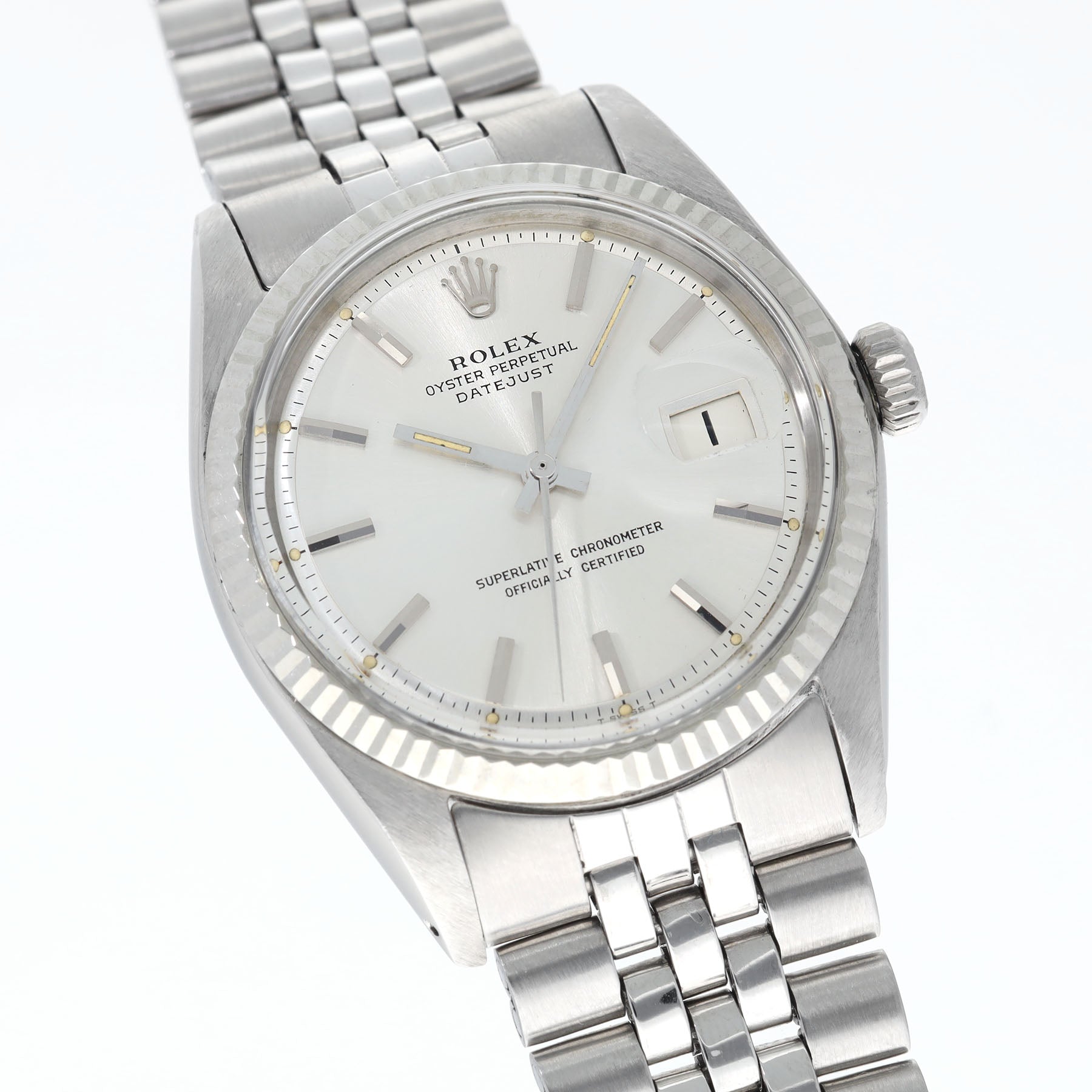 Rolex Datejust Silver Dial Ref 1601