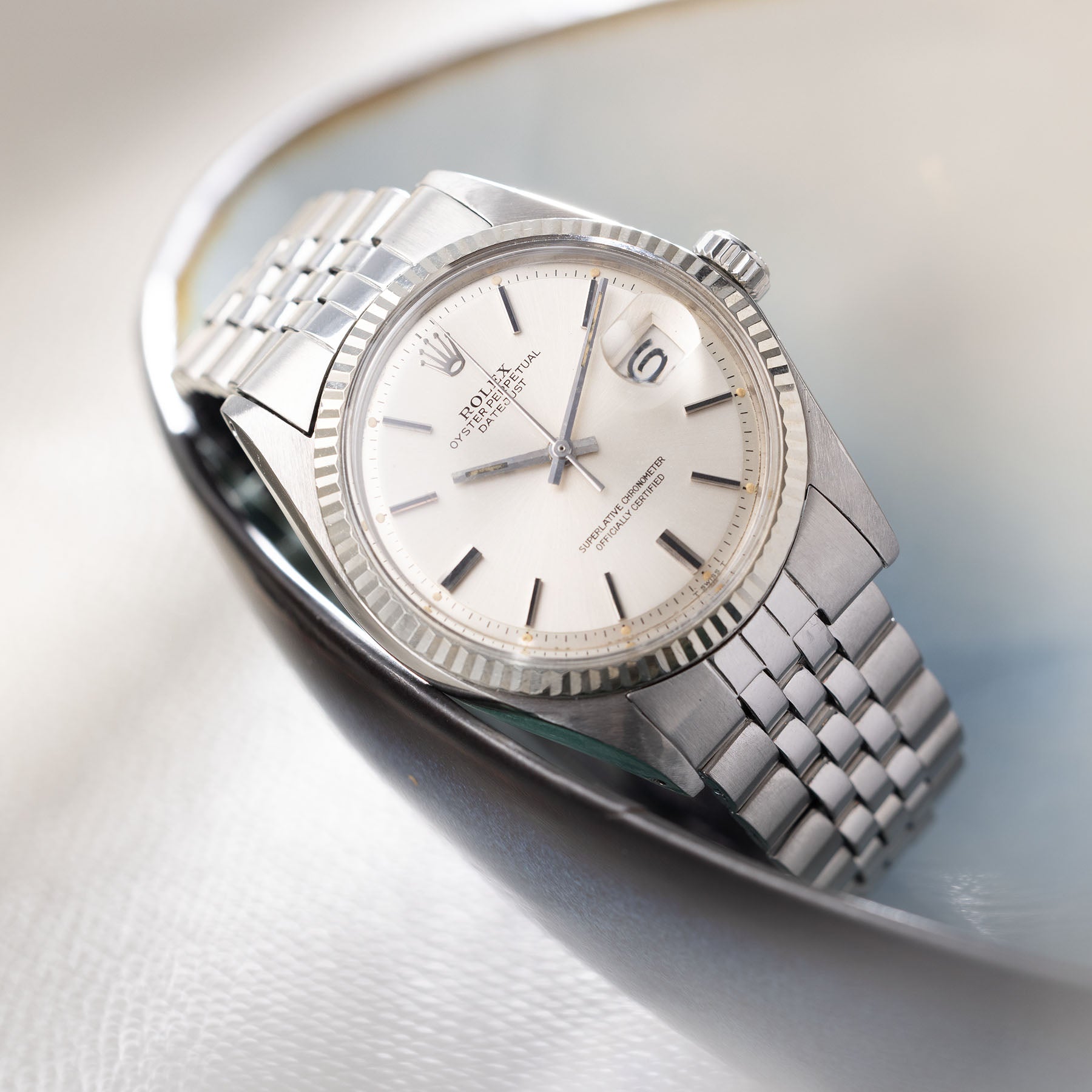 Rolex Datejust Silver Dial ref 1601