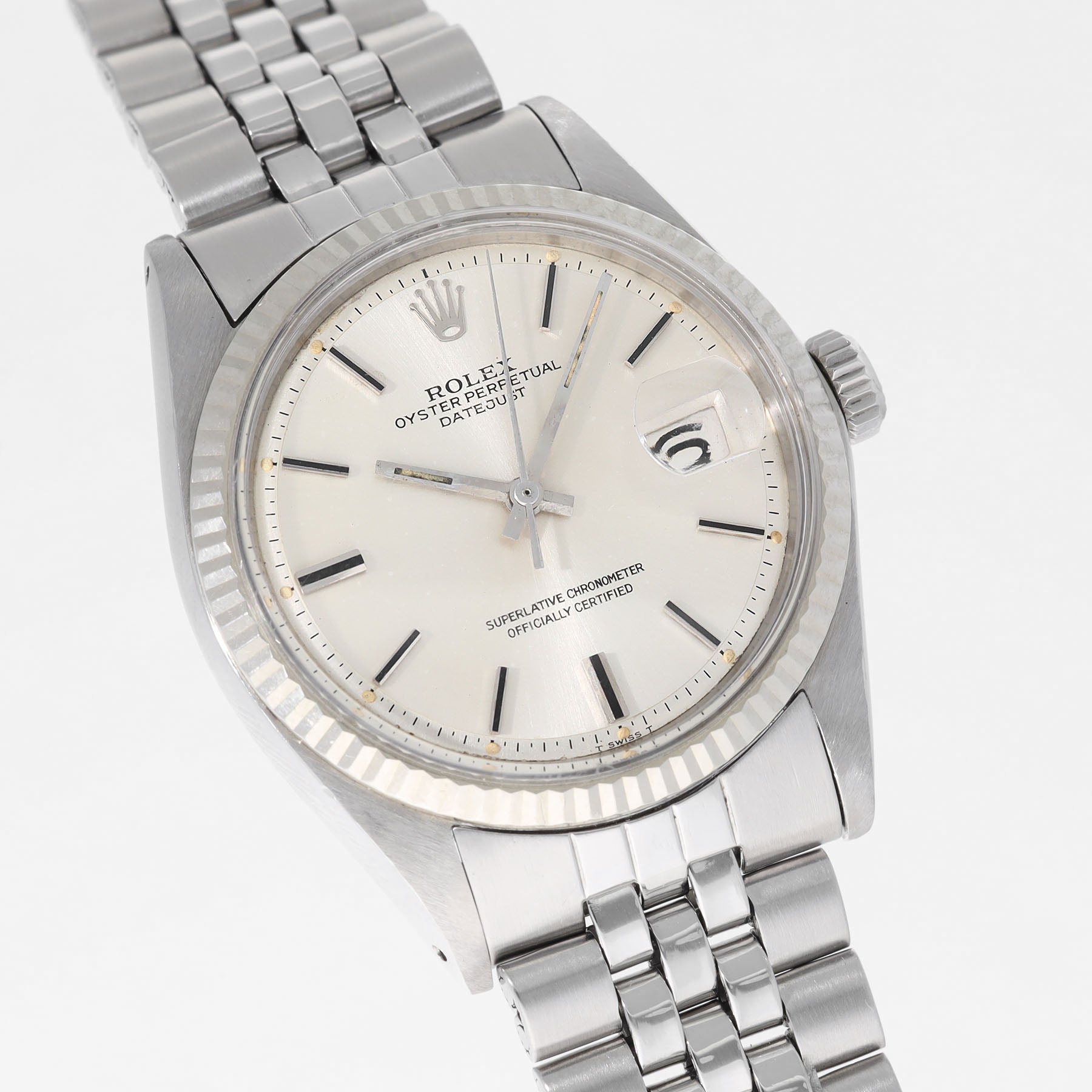 Rolex Datejust Silver Dial ref 1601