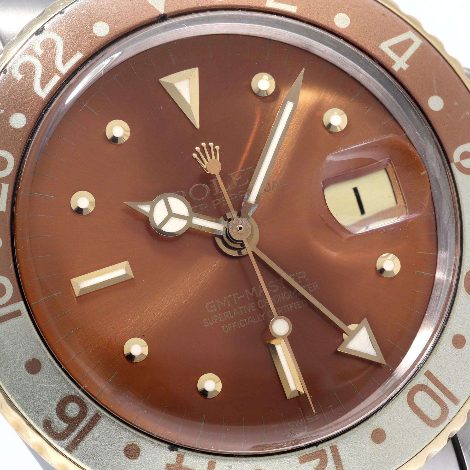 Rolex GMT-Master ref 1675/3 Root Beer brown nipple dial