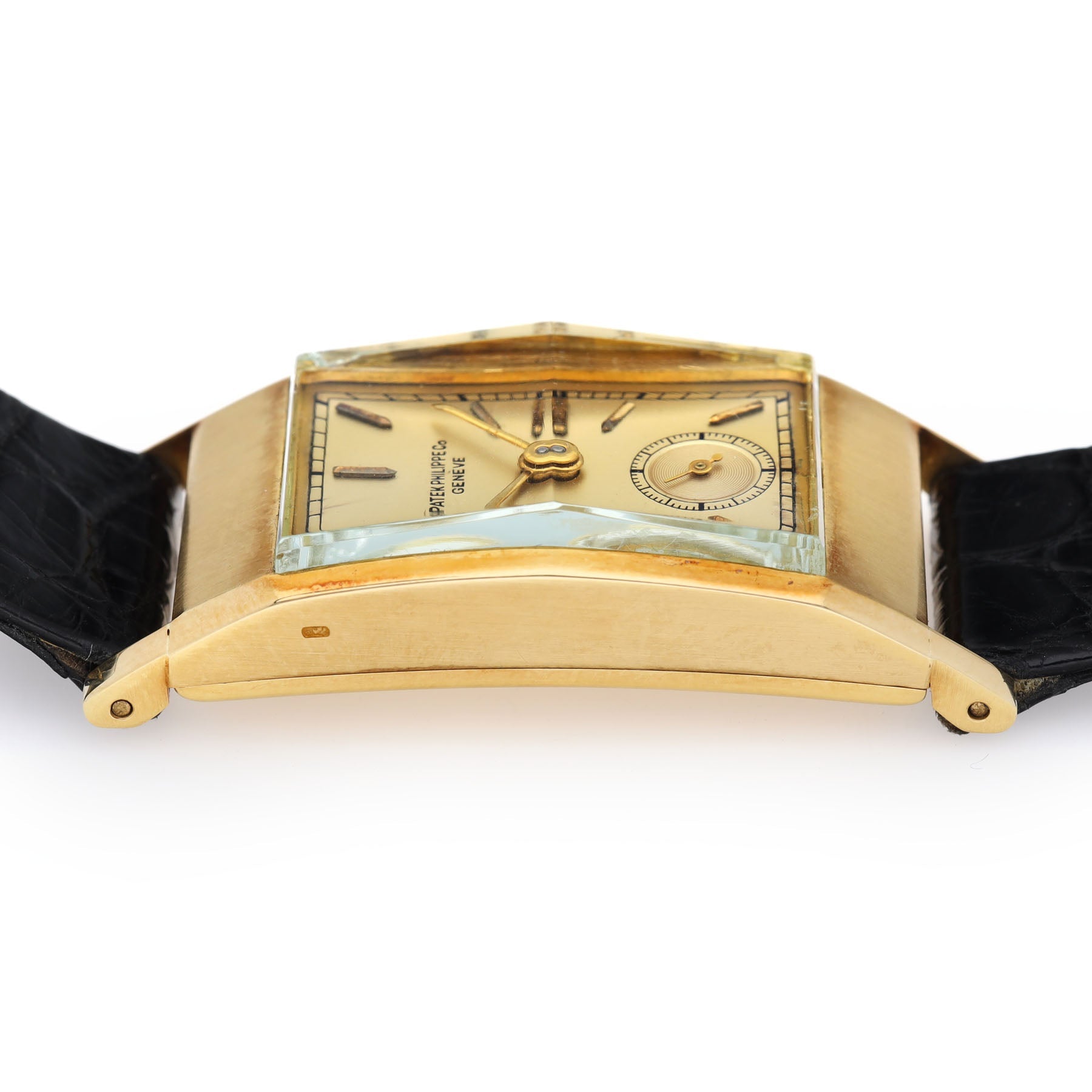 Patek Philippe "Tegolino" ref 425 18k yellow gold dresswatch