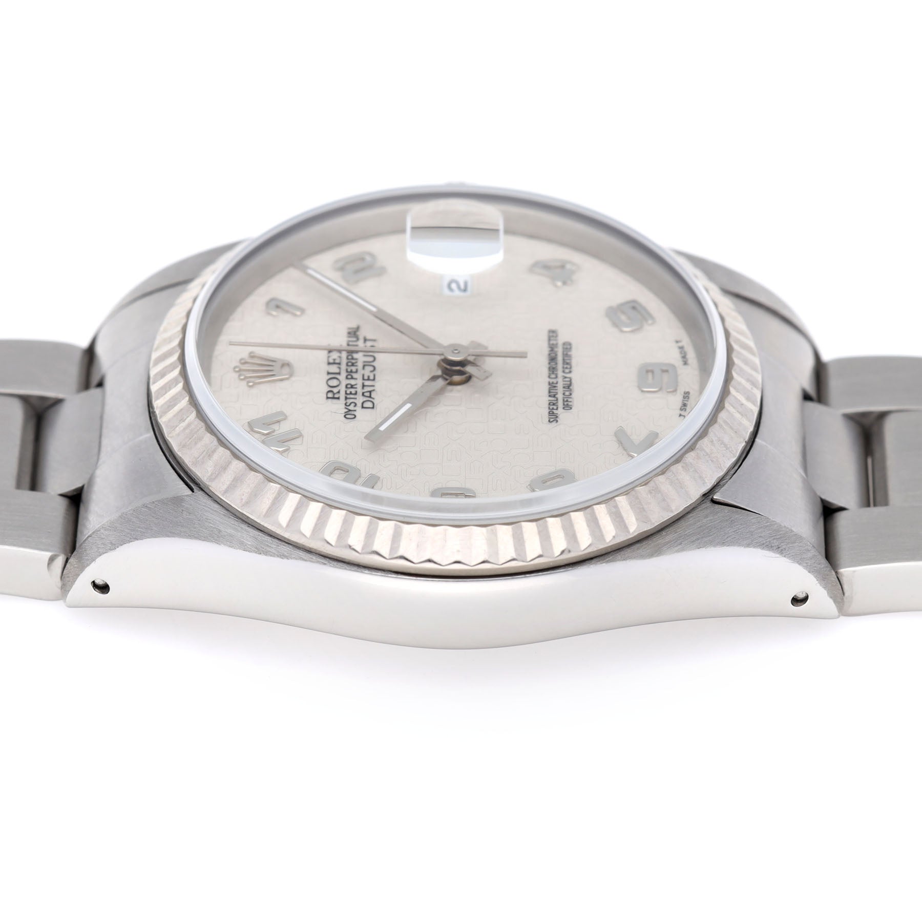 Rolex Datejust White Jubilee Dial ref 16234