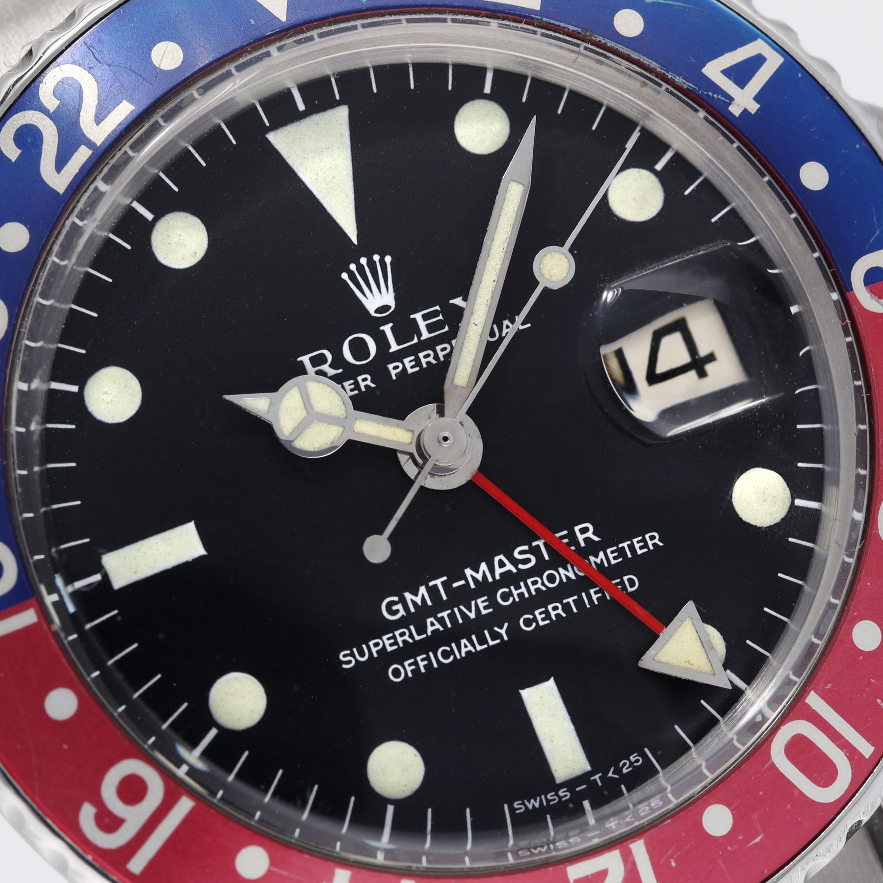 Rolex GMT-Master 1675 Long E Zinc -Sulfide Dial