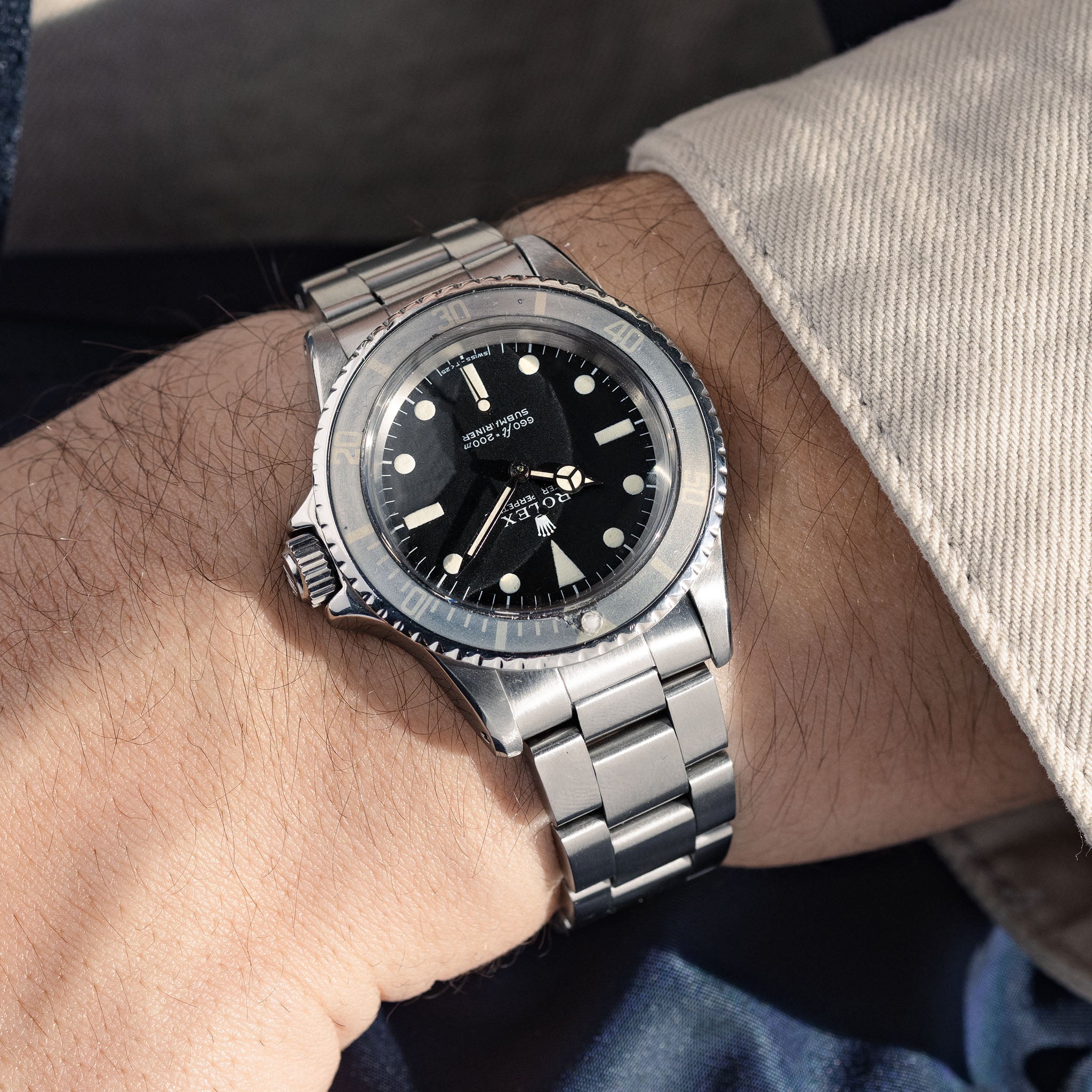 Rolex Submariner 5513 Non-Serif Dial Ghost Bezel