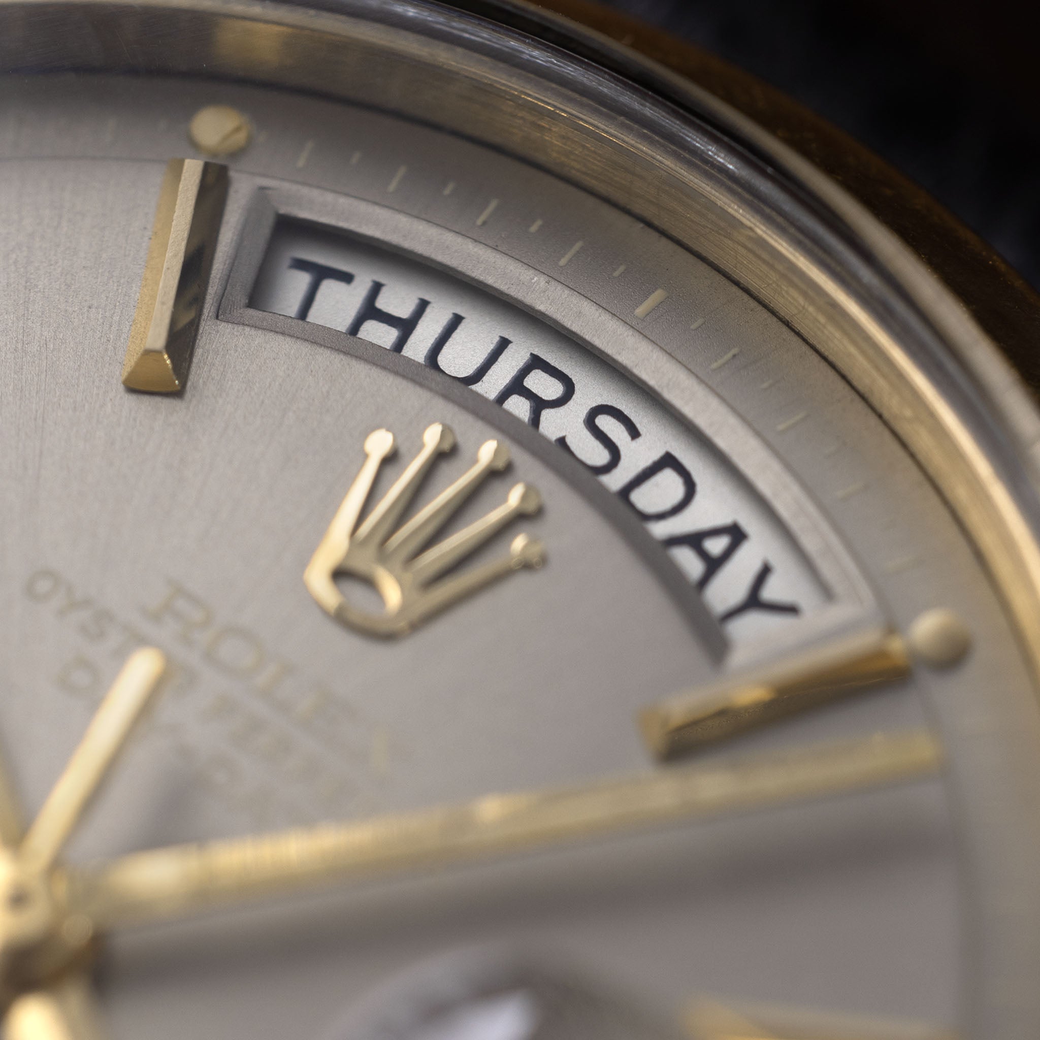 Rolex Day-Date 1802 Yellow Gold Grey Sigma Dial