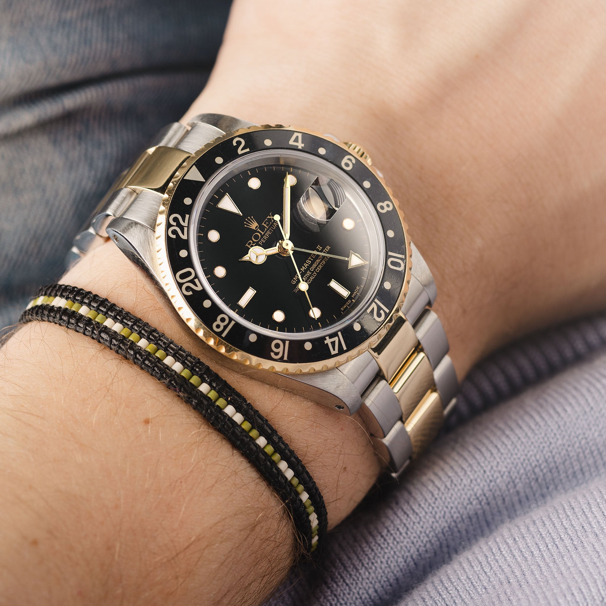 Rolex GMT-Master 2 16713 Black Dial