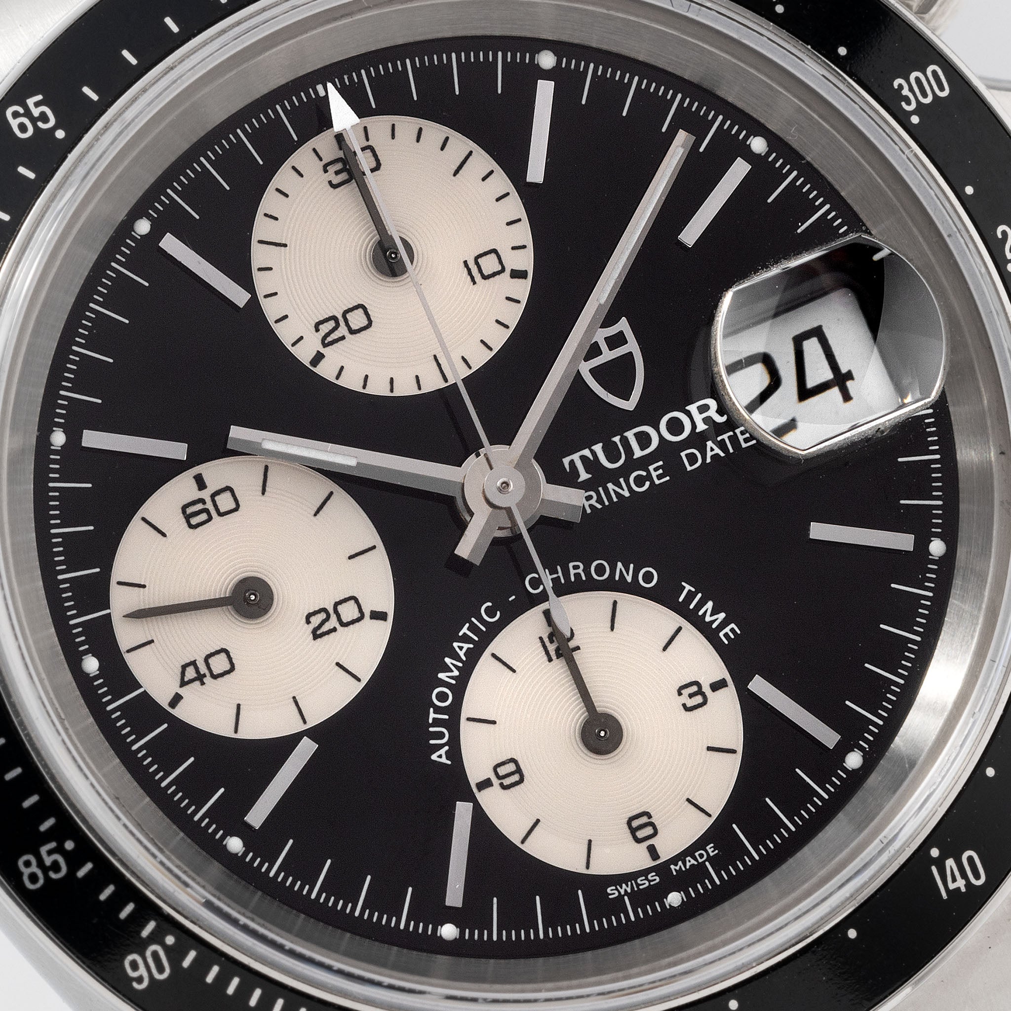 Tudor Prince Date Chronograph Black Dial 79260