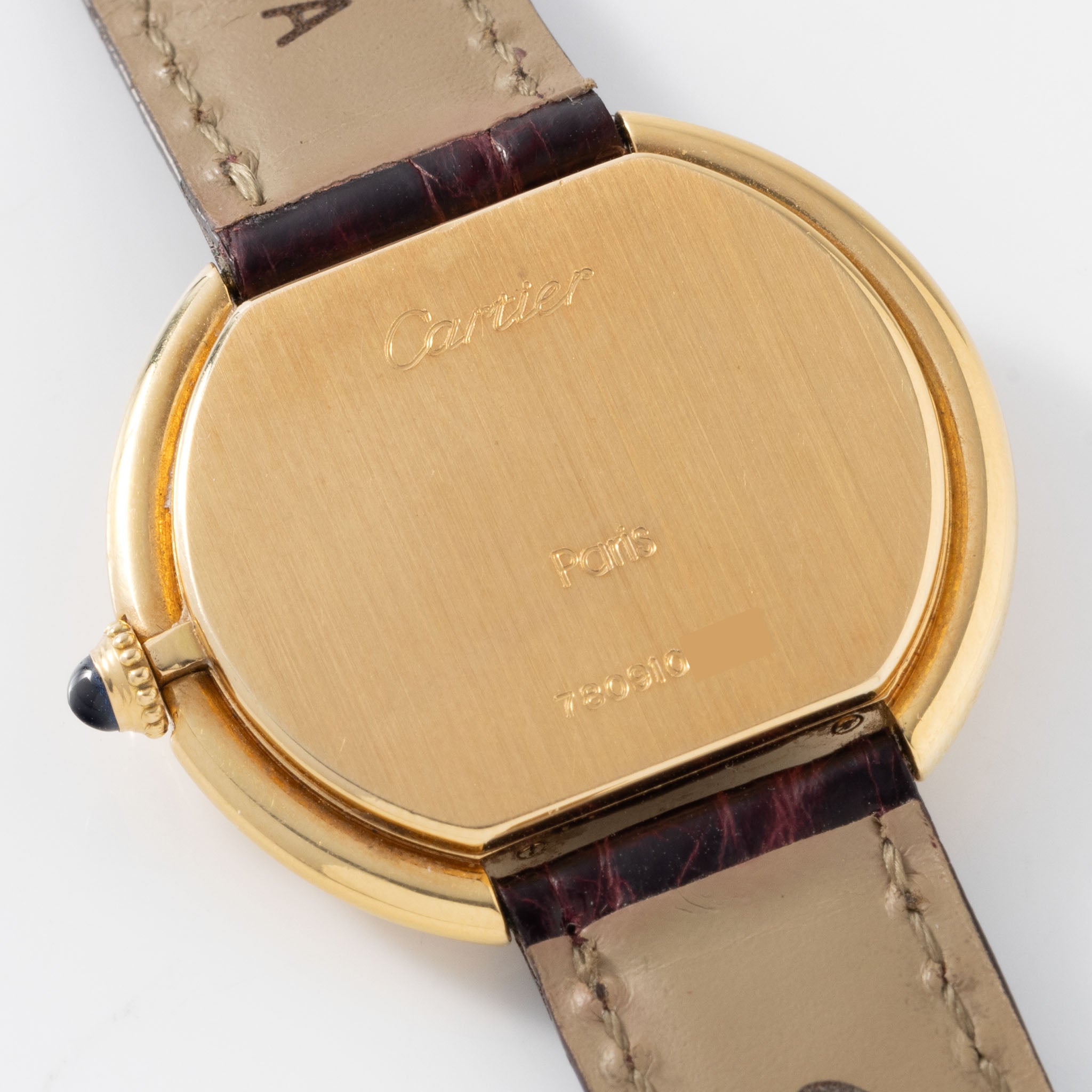 Cartier Paris Gondole Ellipse 1970s 18kt Yellow Gold