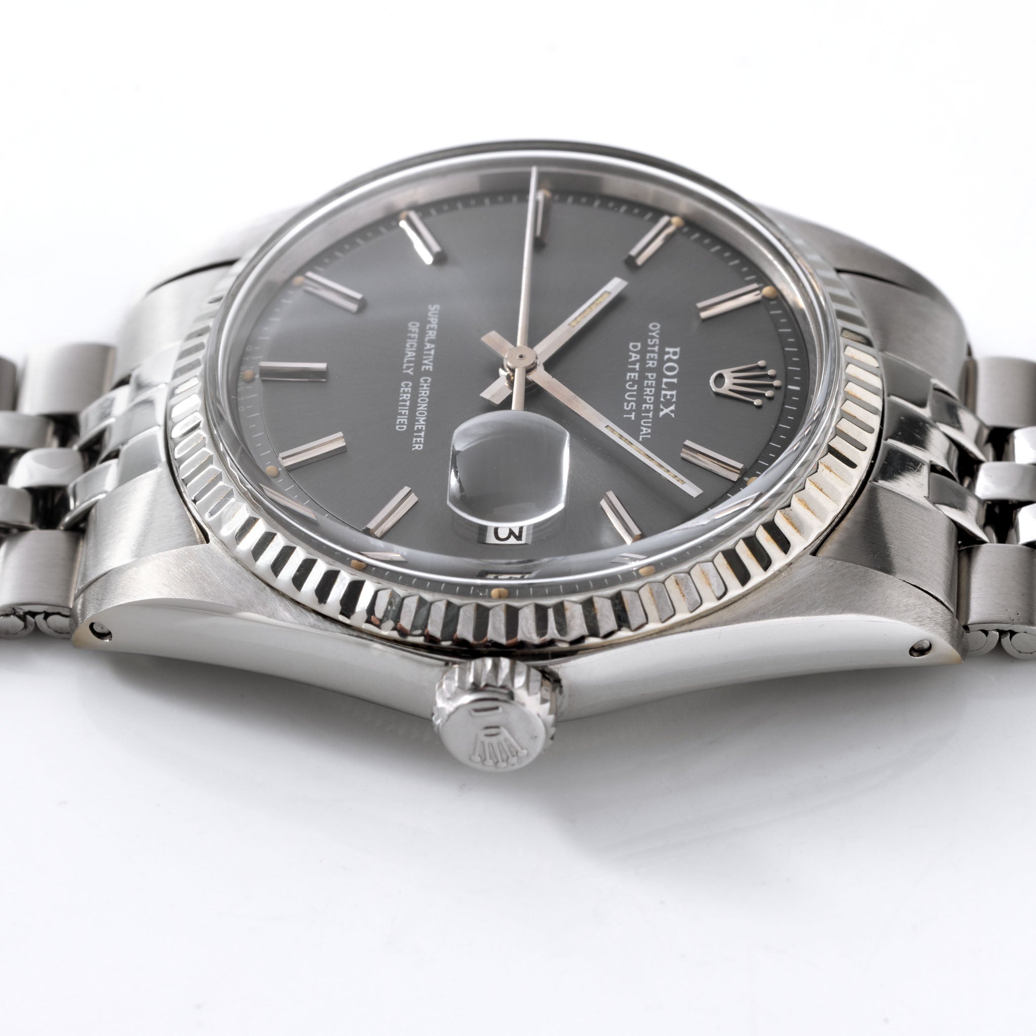 Rolex Datejust 1601 Grey Soleil Sigma Dial