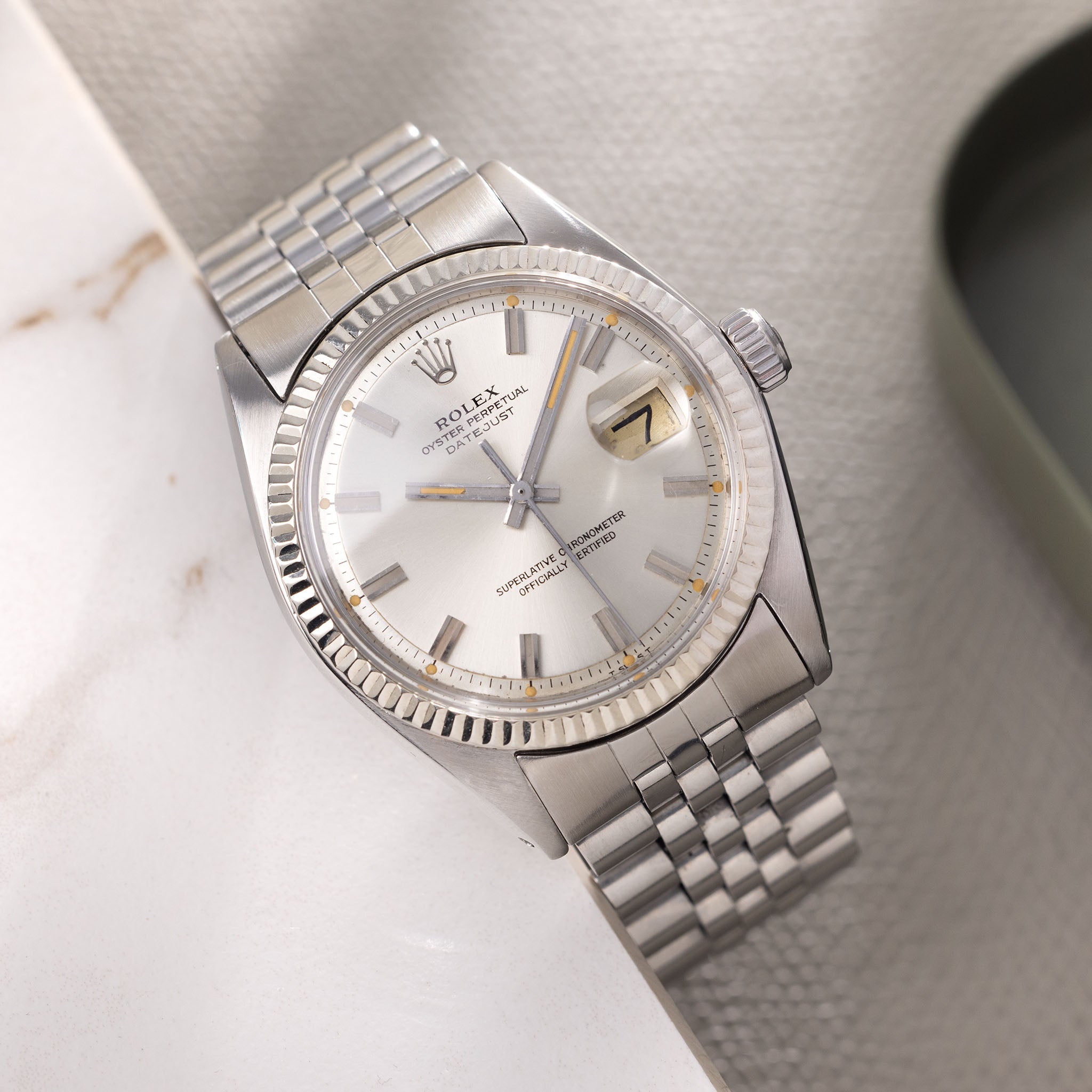 Rolex Datejust Wide Boy Dial ref 1601