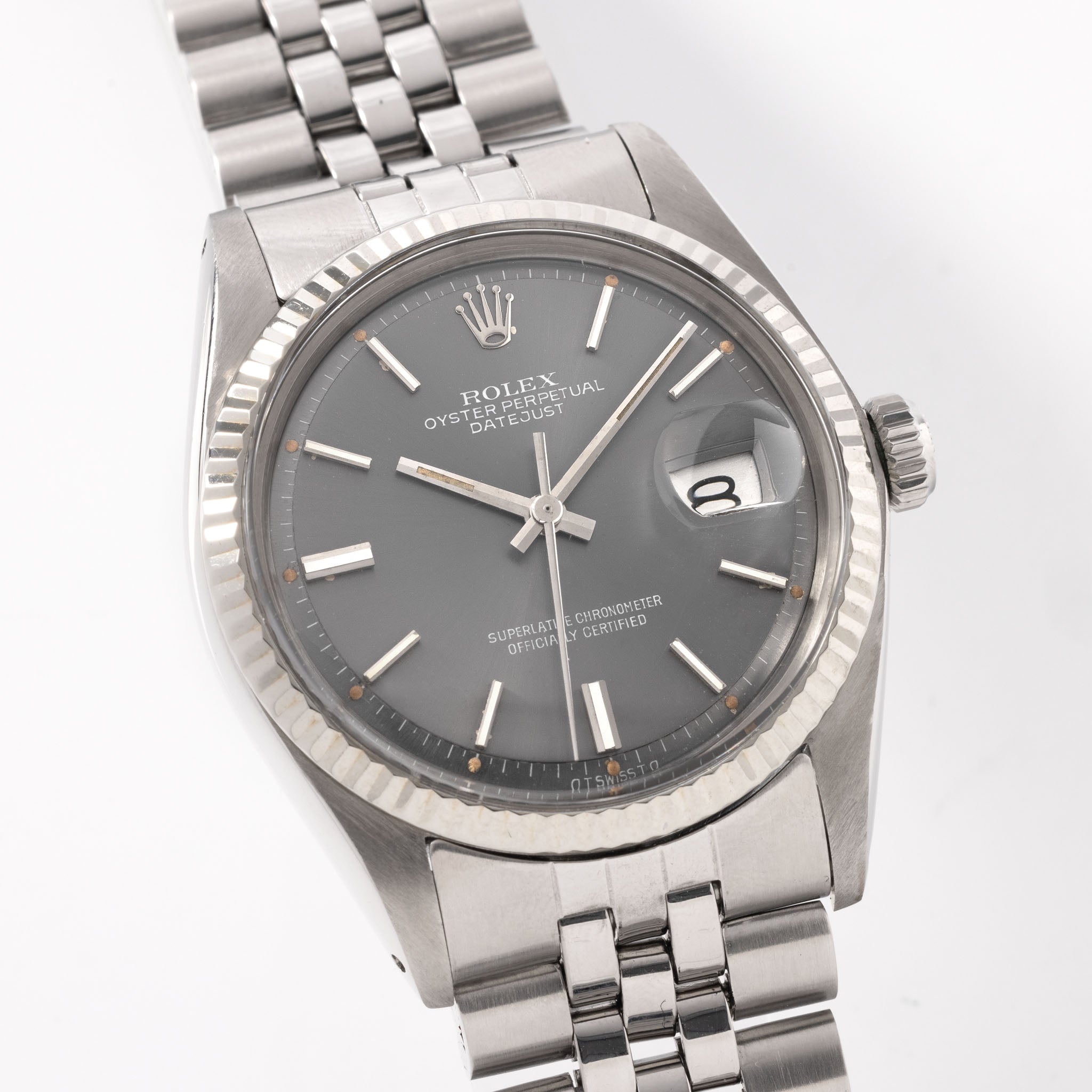 Rolex Datejust Grey Sigma Dial Ref 1601