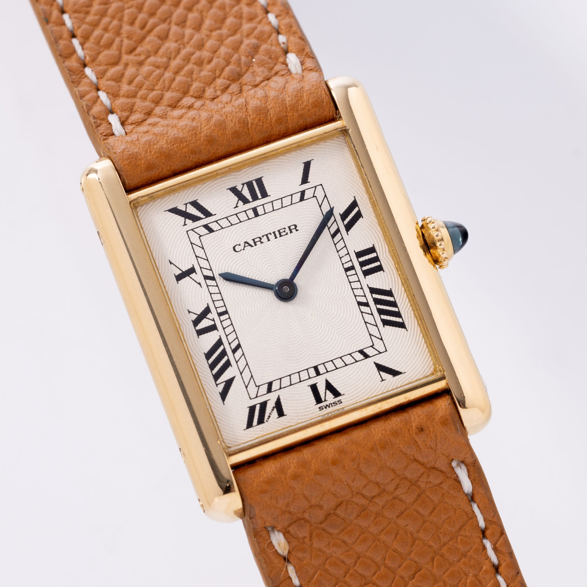 Cartier Tank Louis 18kt Yellow Gold Mechanical Movement 1990s