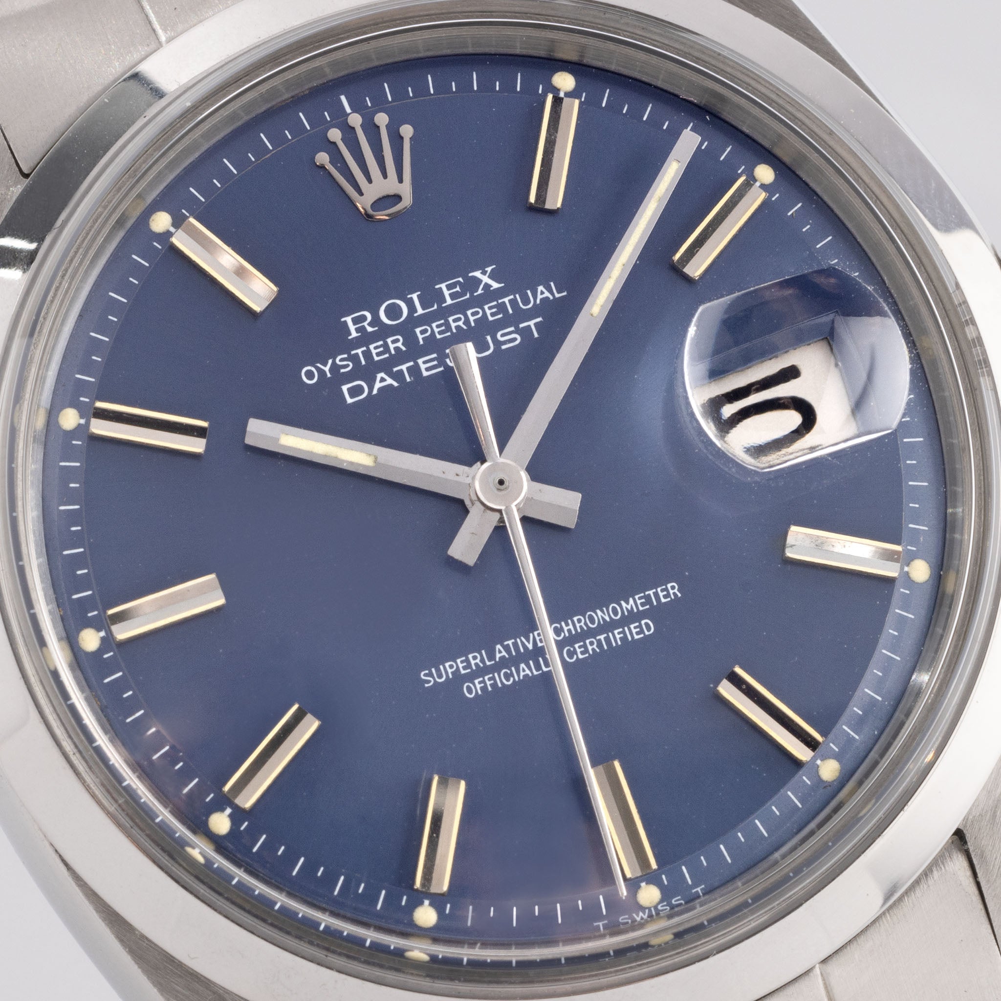 Rolex Datejust Blue Dial ref 1600